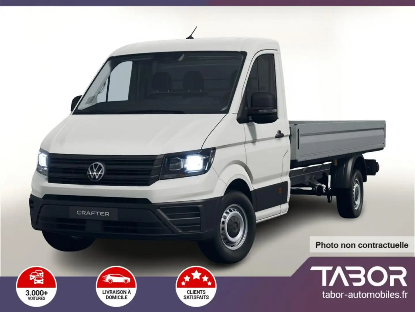 Volkswagen Crafter Pritsche 35 2.0 TDI 140 L4 Blanc - 1