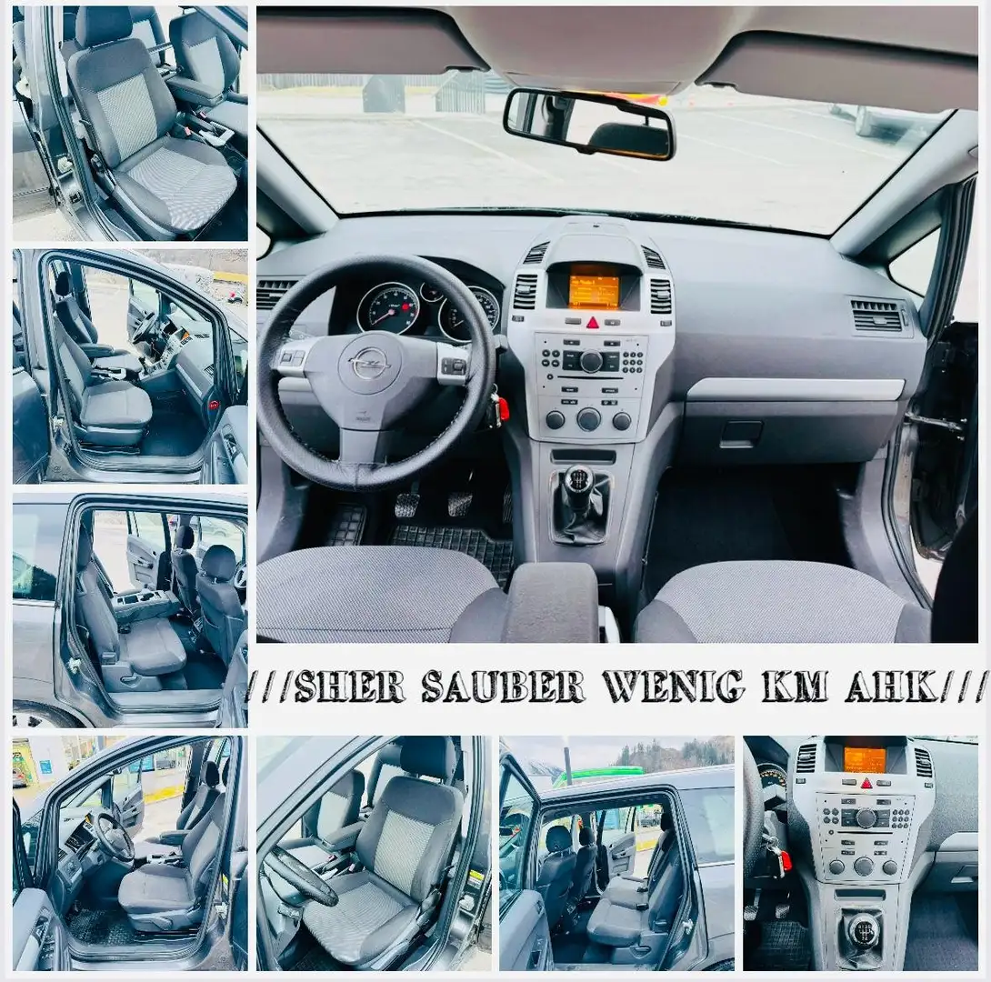 Opel Zafira 1,6 Style EXPORT / HÄNDLER Grau - 2