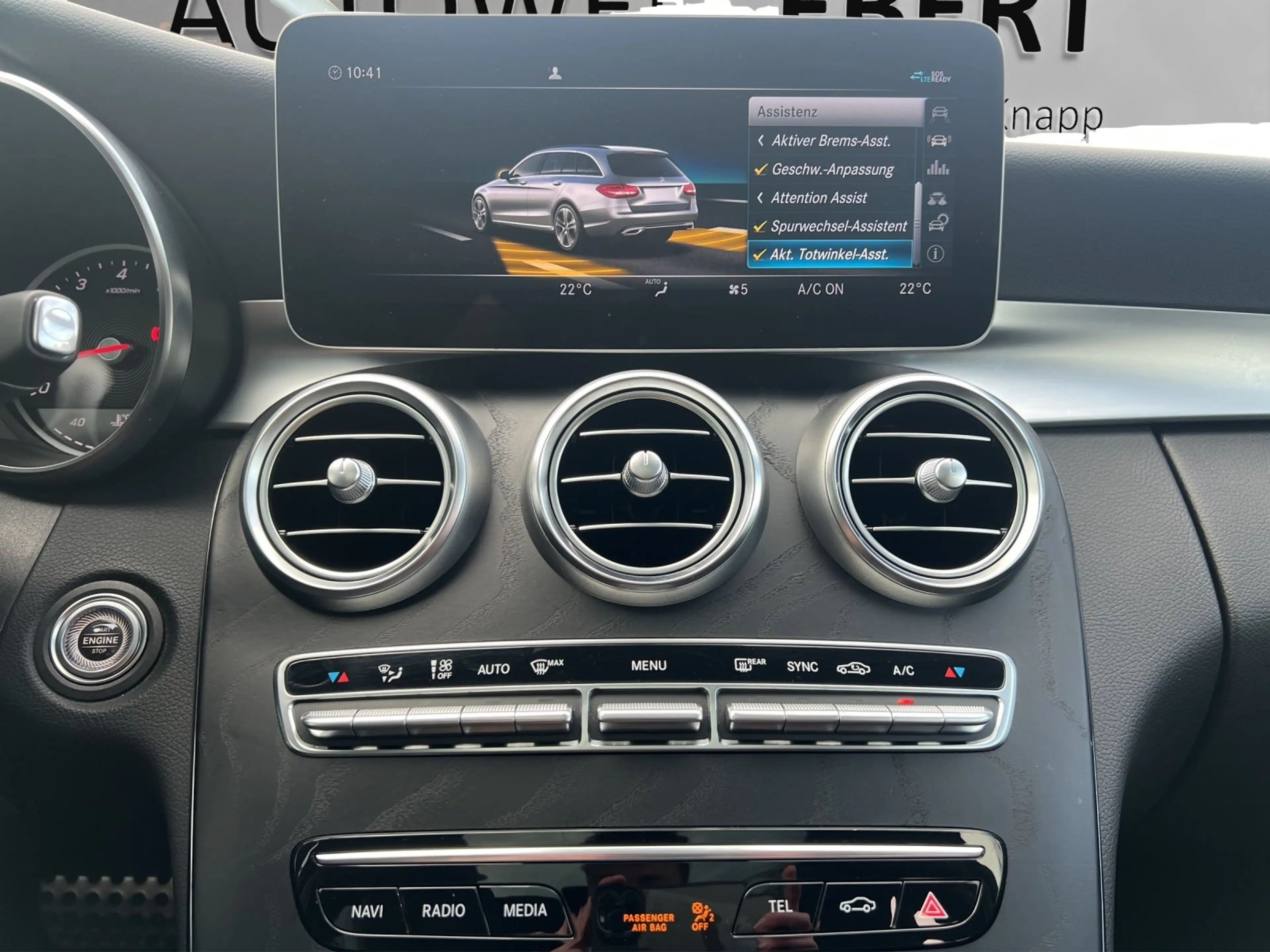 Mercedes-Benz C 400 C400T AMG Pano DISTRO Comand MLED Busines+ Night — photo 10
