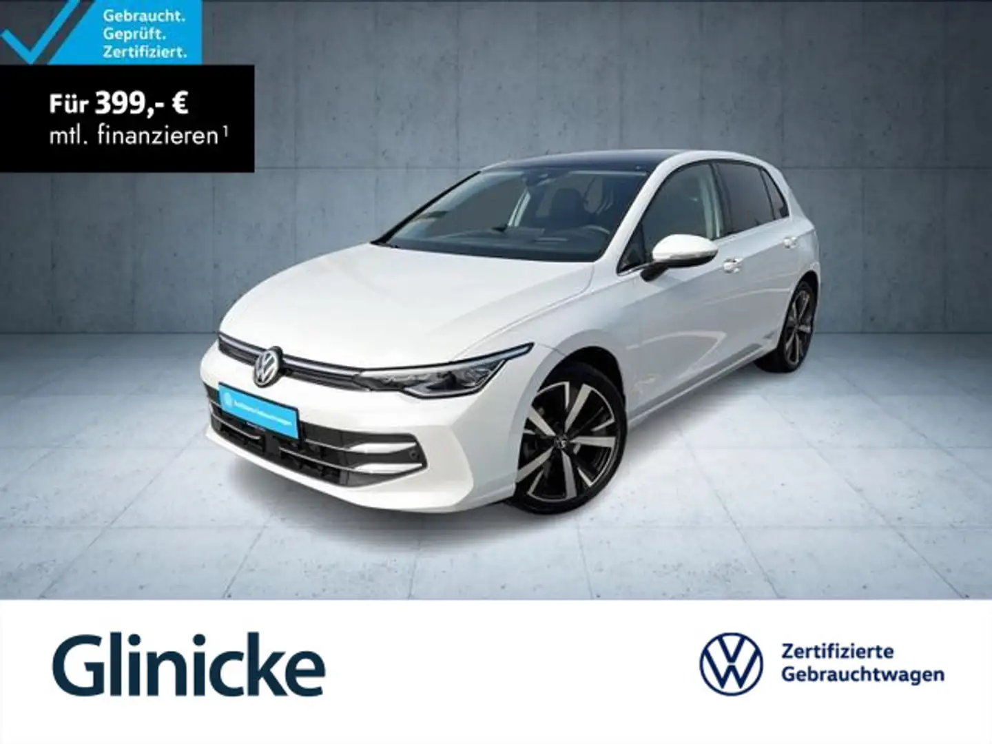 Volkswagen Golf Style 1.5 TSI Matrix/18''/IDA/Assist/Nav/Ka Weiß - 1
