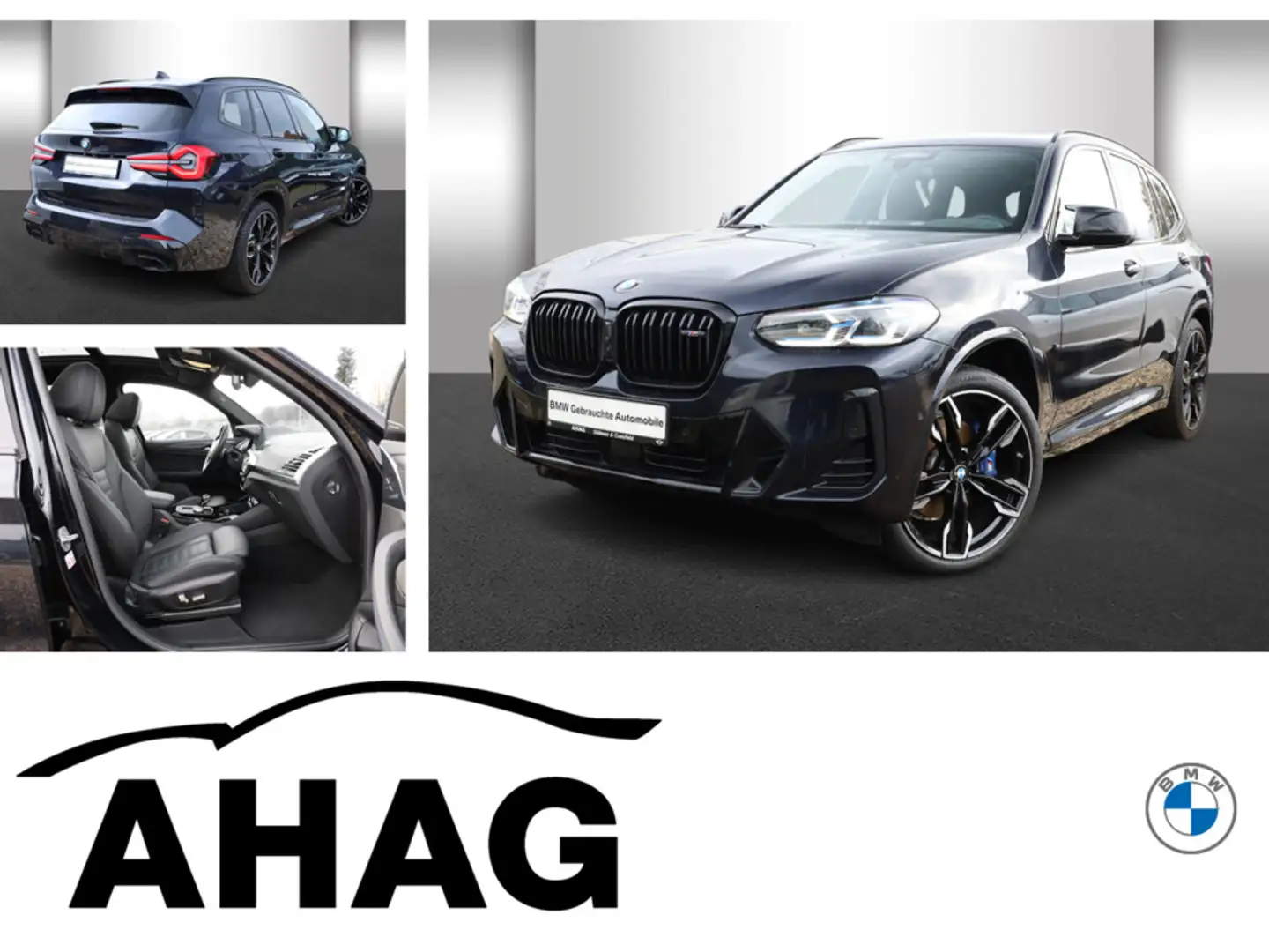 BMW X3 M40d AT Navi Bluetooth PDC Kurvenlicht Schwarz - 1