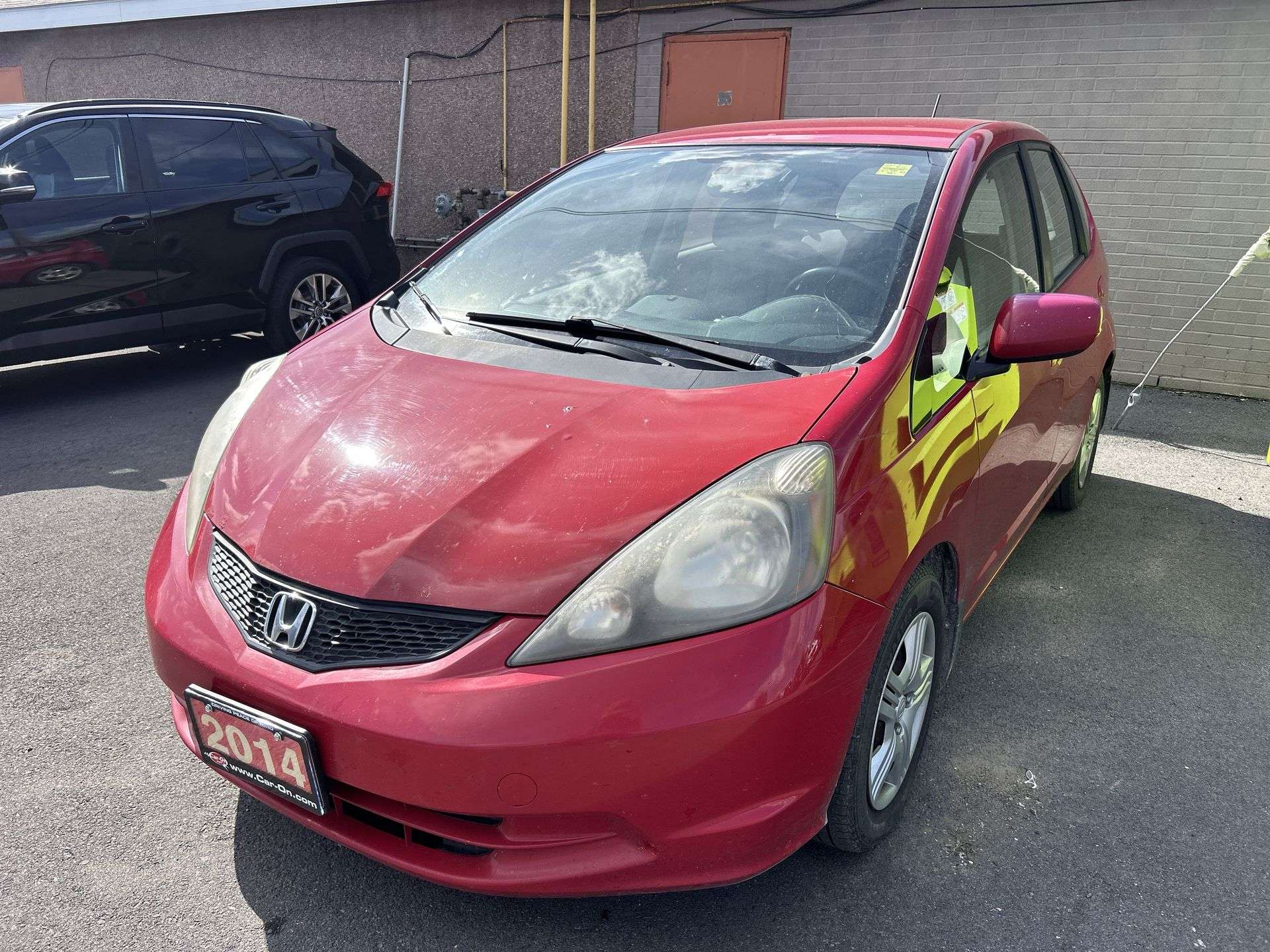 Red 2014 Honda Fit Hatchback  Automatic