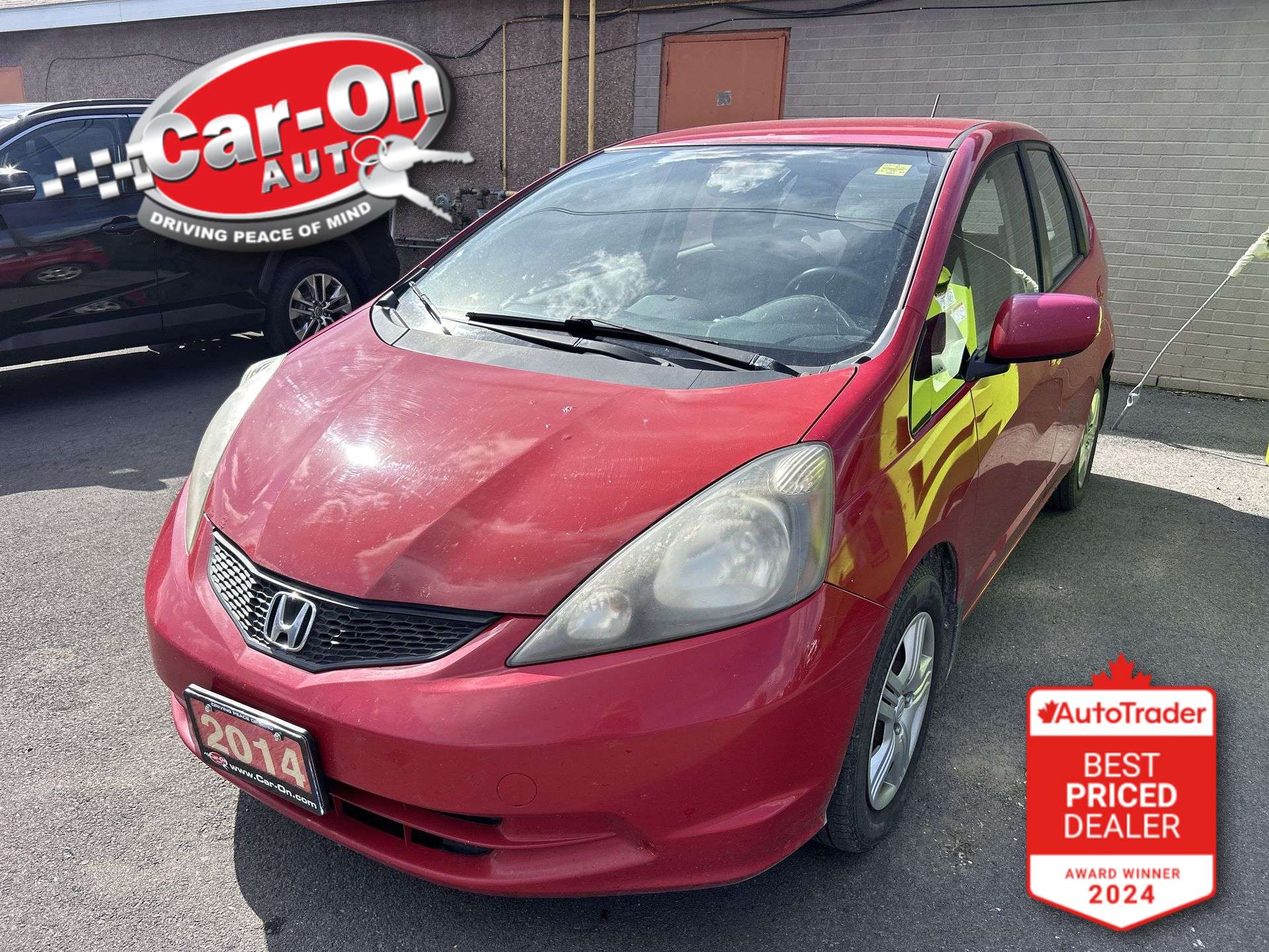 Red 2014 Honda Fit Hatchback Automatic