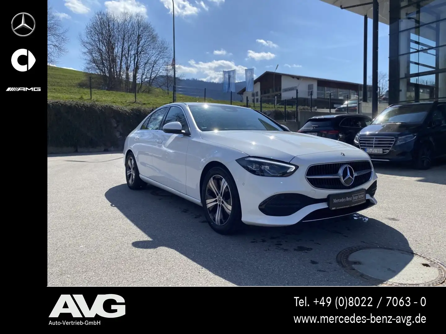 Mercedes-Benz C 180 C 180 Avantgarde High End MBUX AR LED Park RF Navi White - 2