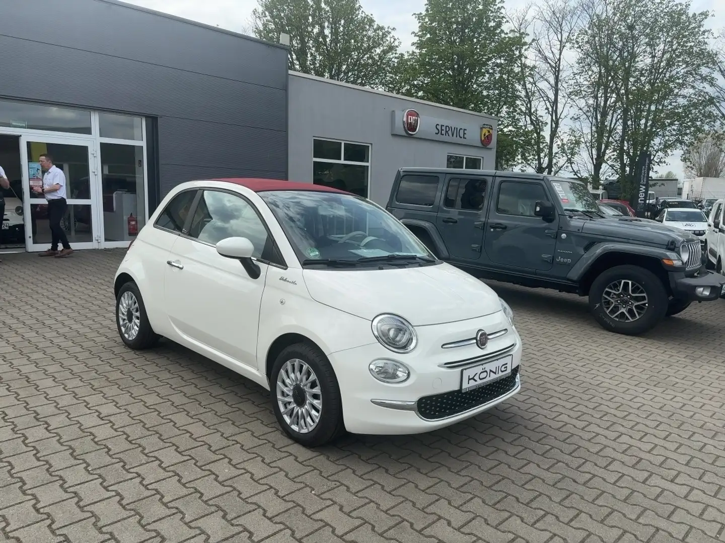 Fiat 500C Cabrio 1.0 GSE Hybrid DOLCEVITA Wit - 2