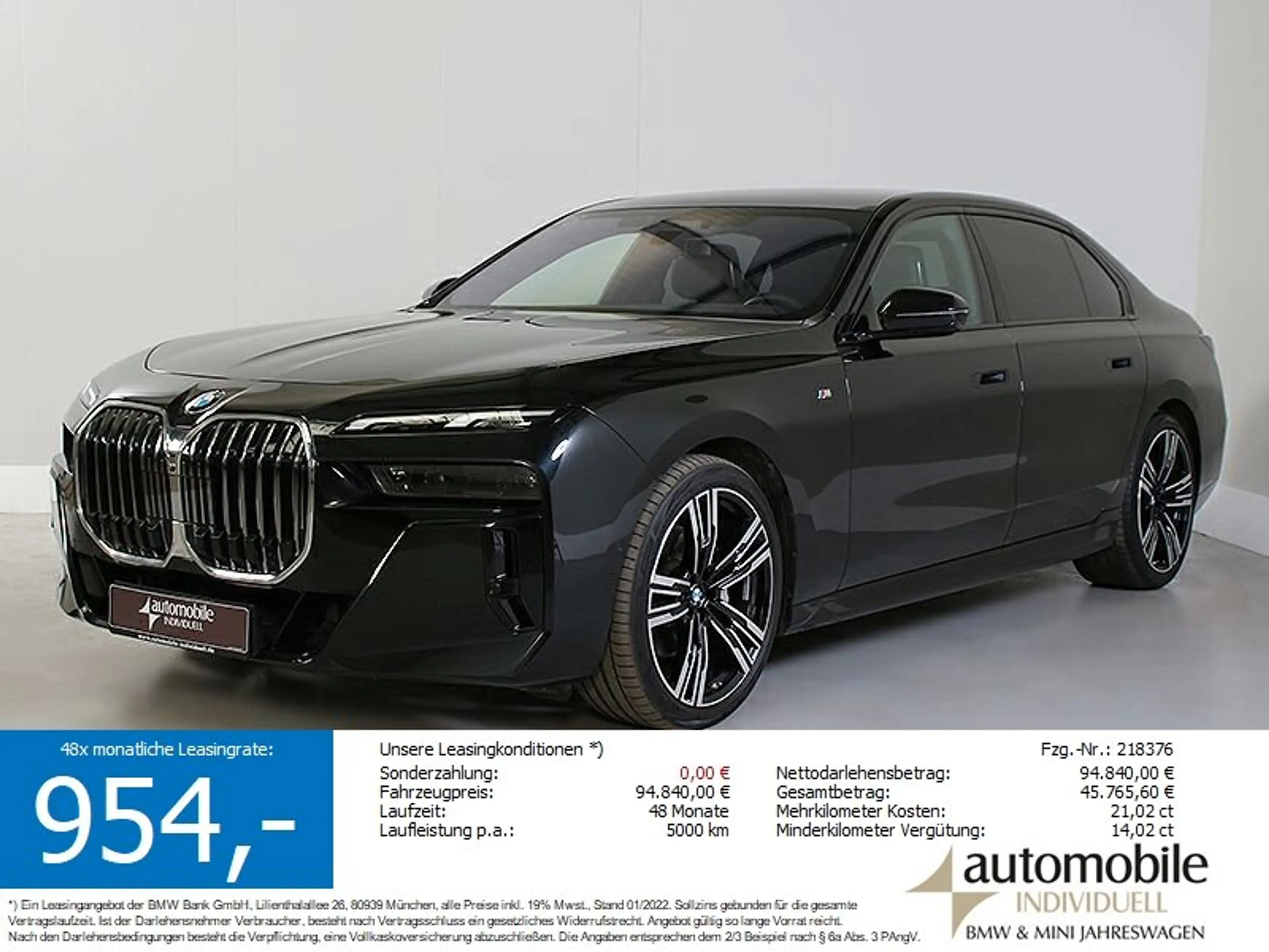 BMW 740 d xDr M Sport 21Zoll AHK Standh ACC Panorama
