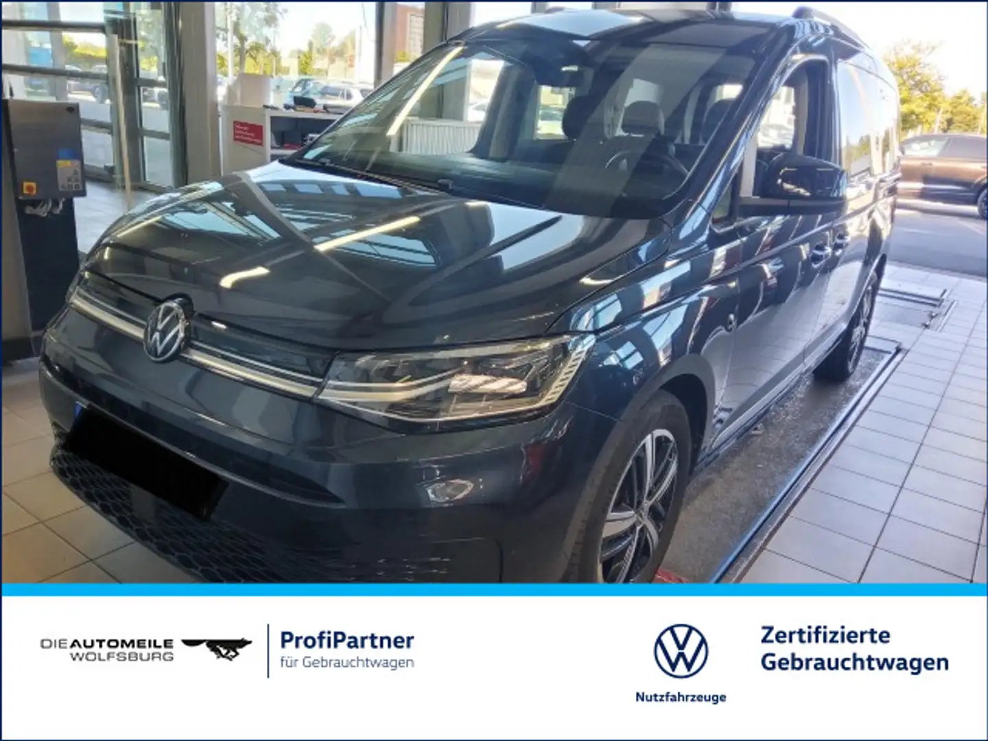 Volkswagen Caddy Kombi 1.5 TSI DSG Style AHK/Standhzg/ Blau - 1