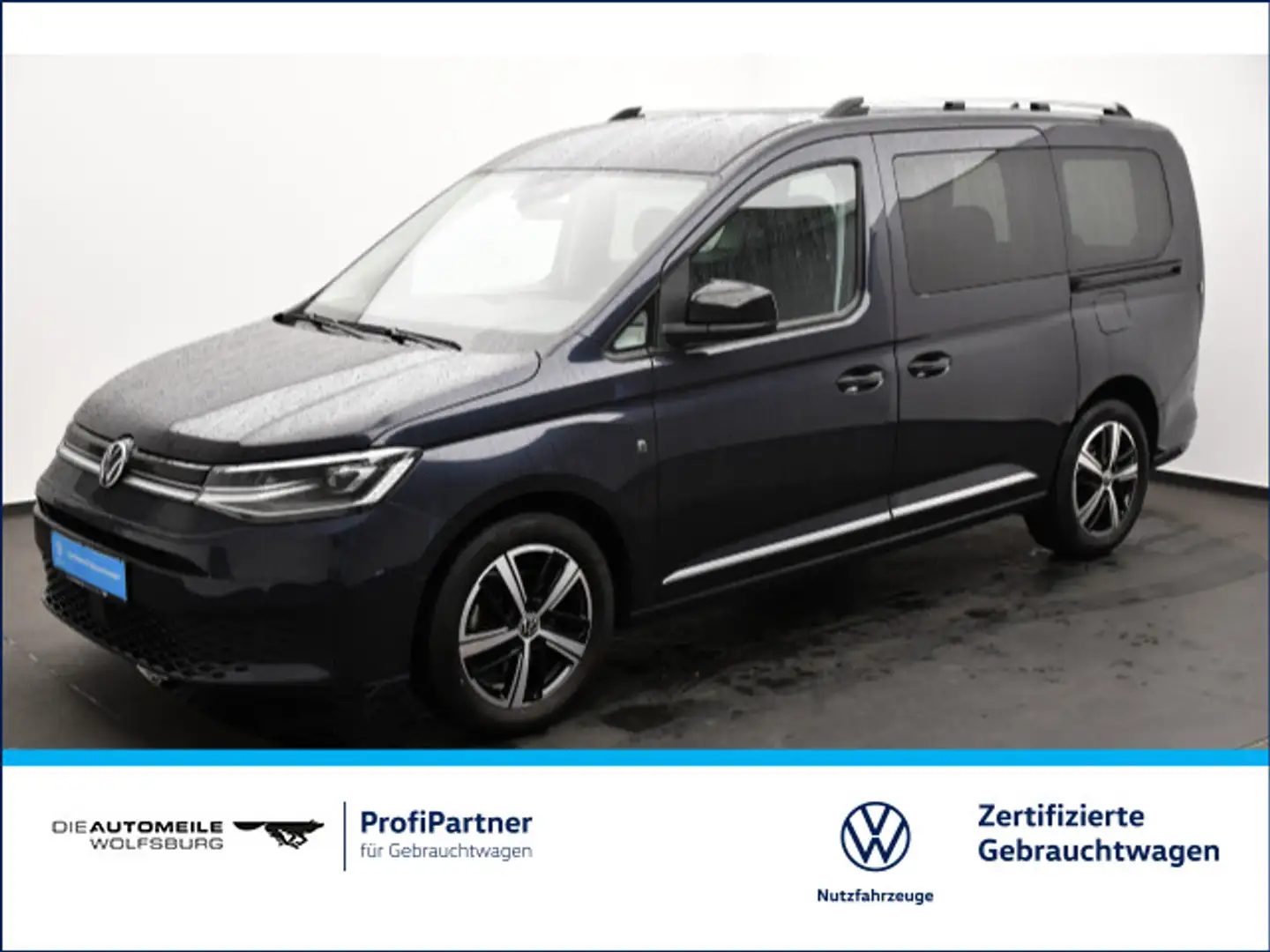 Volkswagen Caddy Kombi 1.5 TSI DSG Style AHK/Standhzg/ Blau - 1