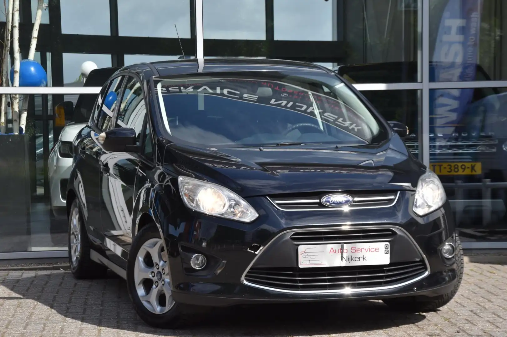 Ford C-Max 1.0 Edition Plus Airco Pdc Trekhaak Nieuwe Riem ! Zwart - 1