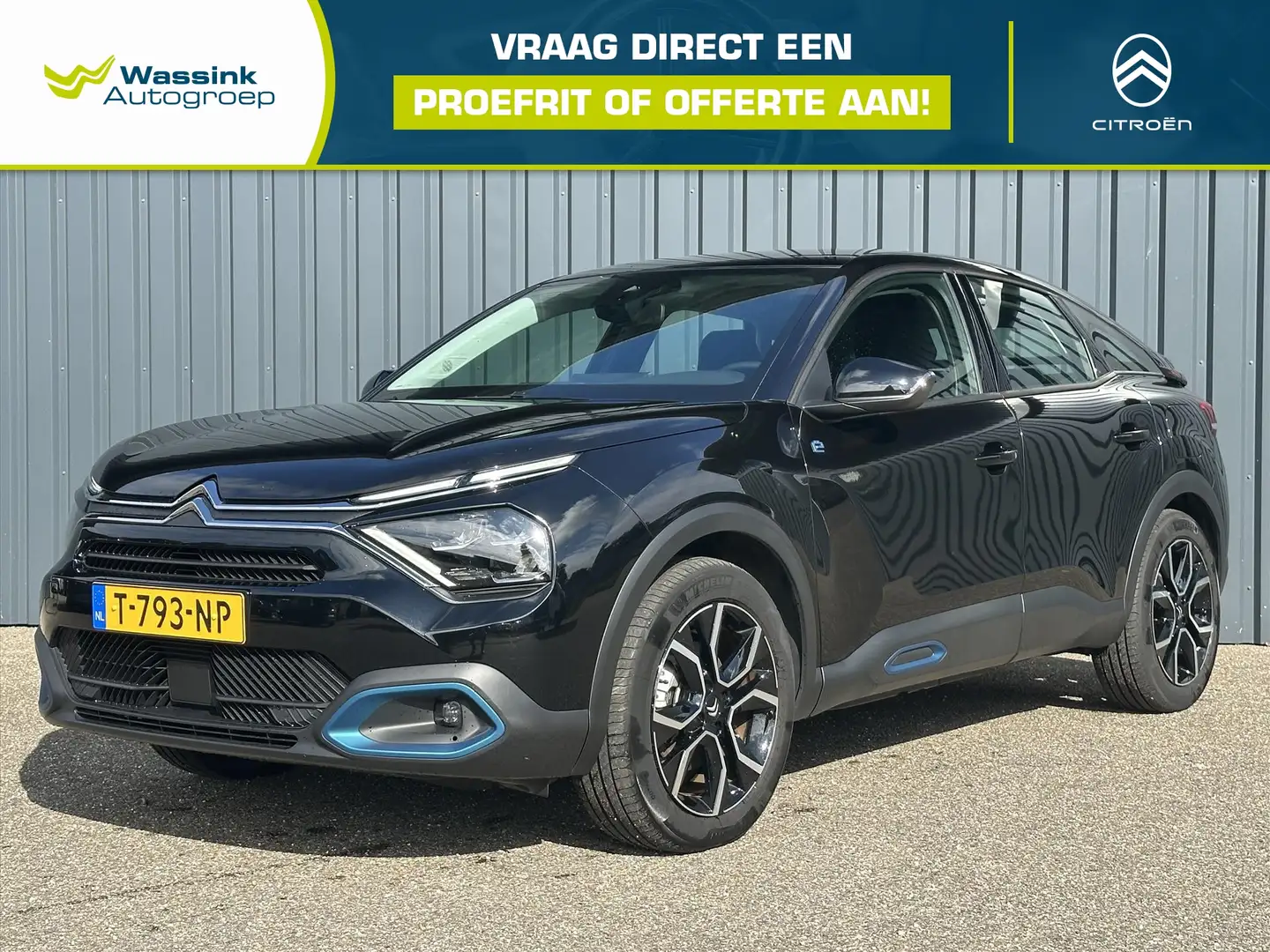 Citroen E-C4 Electric EV 50kWh 136pk Feel Pack I Stoelverwarming I Parke Zwart - 1