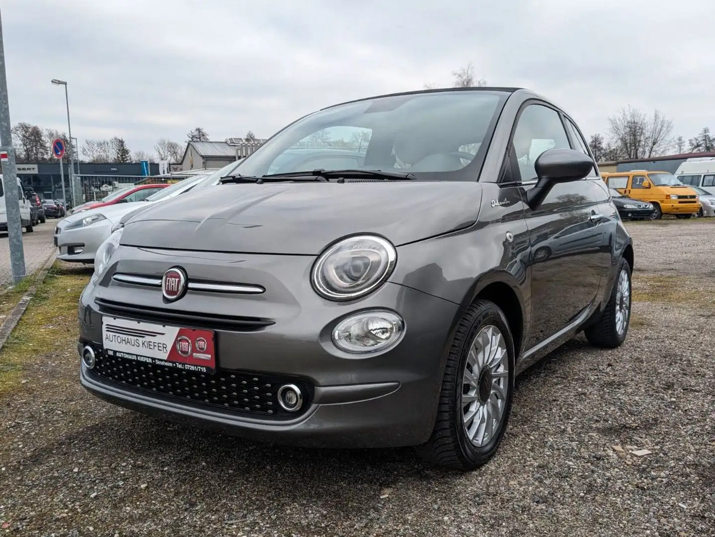 Fiat 500C DolceVita Grau - 1