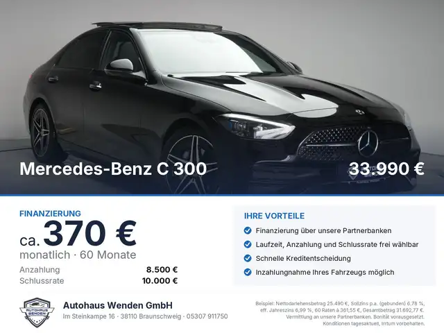 Mercedes-Benz C 300 9G-Tronic AMG Distronic/HUD/Kamera/Burmest