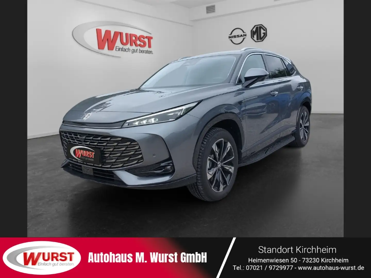 MG HS 1.5 Plug-in Hybrid Luxury Rundumkameras Assistenzs Grau - 1