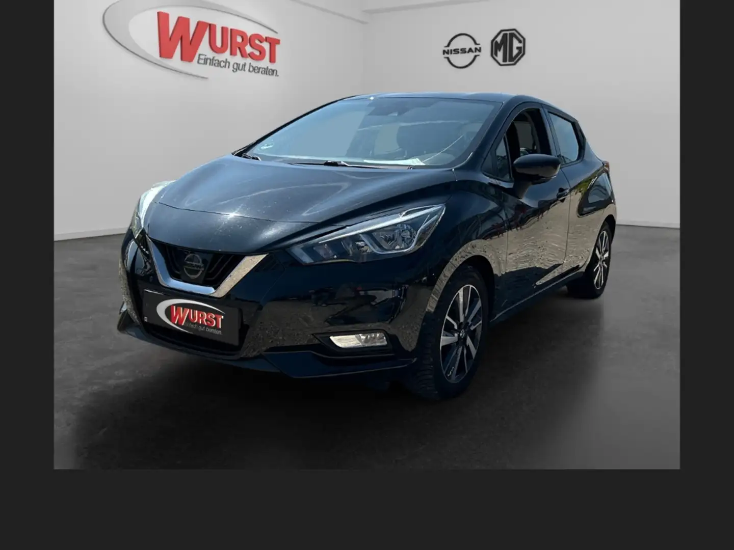 Nissan Micra Acenta 1.0  71 PS  Parksensoren Ganzjahresreifen Schwarz - 1