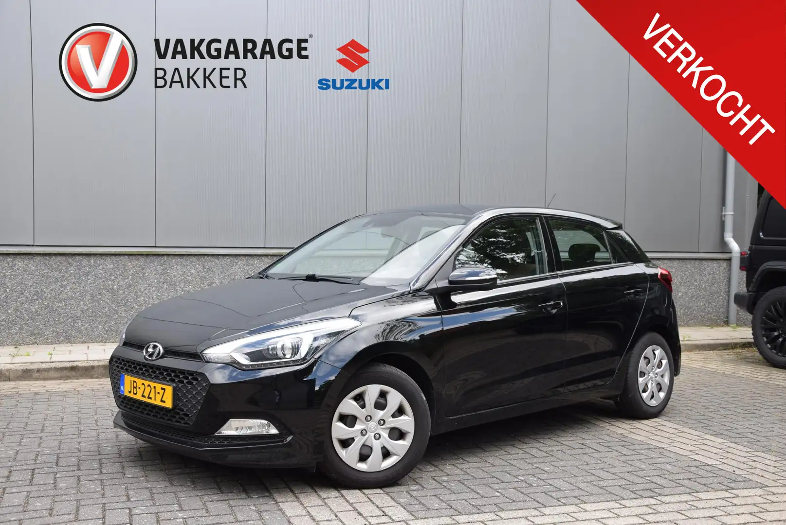 Hyundai i20 1.2 HP i-Motion | Parkeersensoren achter | Volledi Zwart - 1