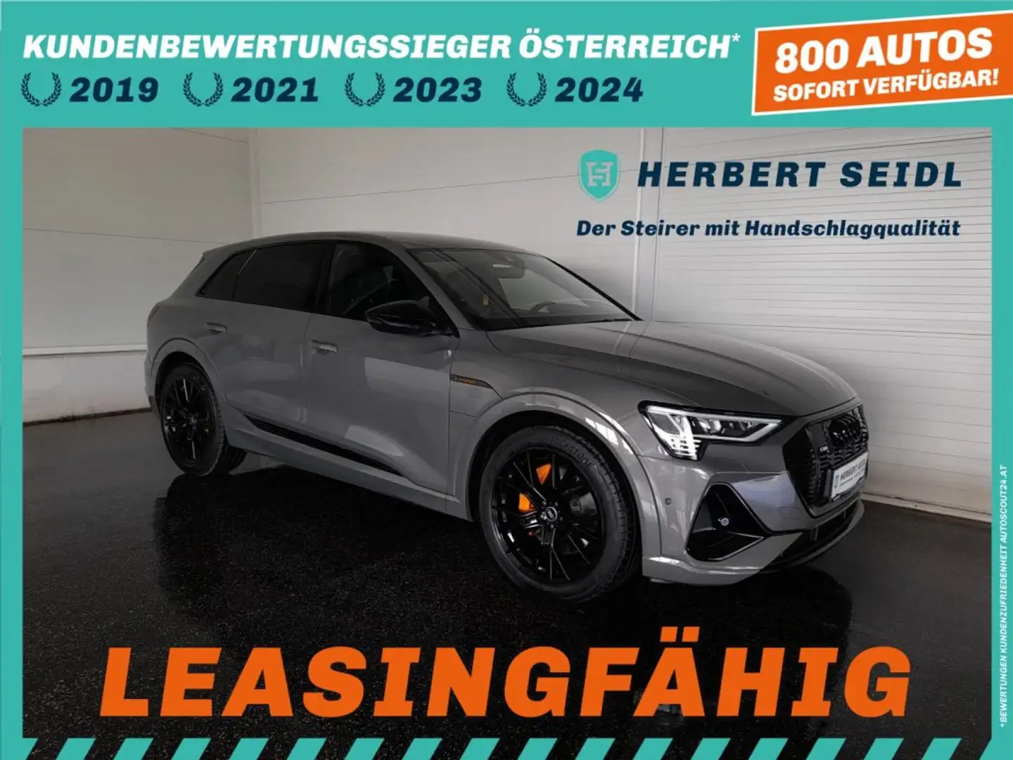 Audi e-tron 50 QUATTRO S-LINE BLACK EDITION *NP: € 86.088,- / MATRIX-LED / 21 ZOLL / ASS PAKET TOUR / KAMERA / 2TER LADEZUGANG / LICH Grau - 1