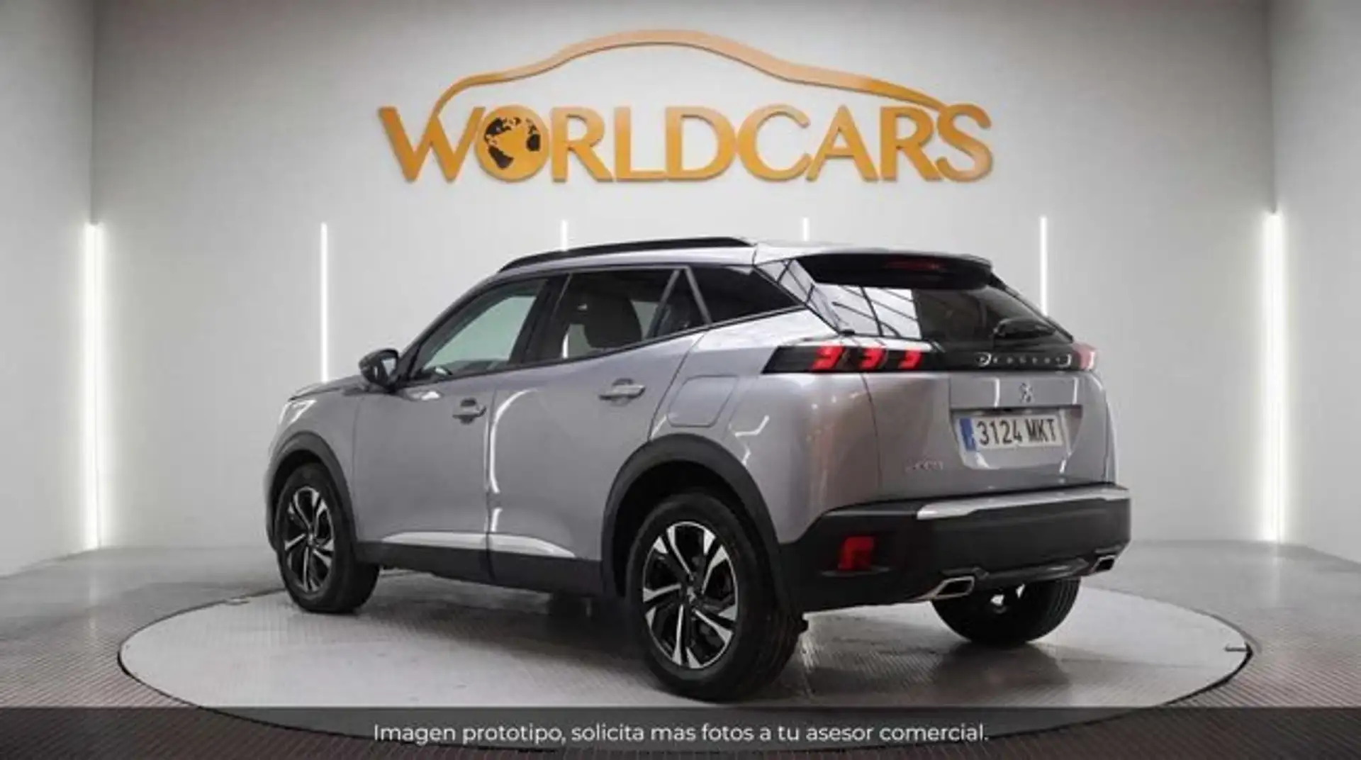 Peugeot 2008 Active Puretech 100 S&S 6 Vel. MAN Gris - 2