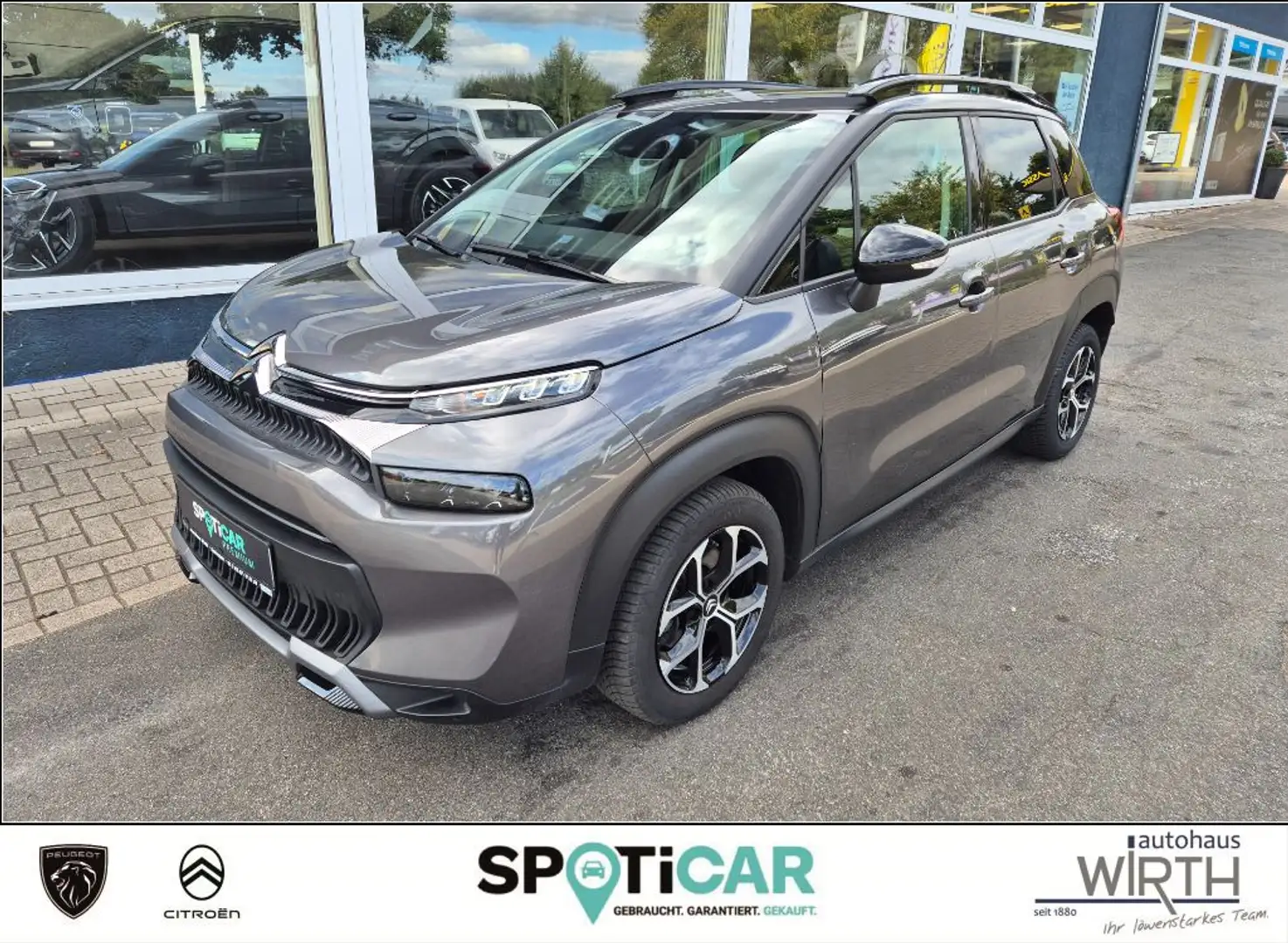 Citroen C3 Aircross PLUS130 EAT6 NAVI+KLIMAAUT.+LED Grau - 1