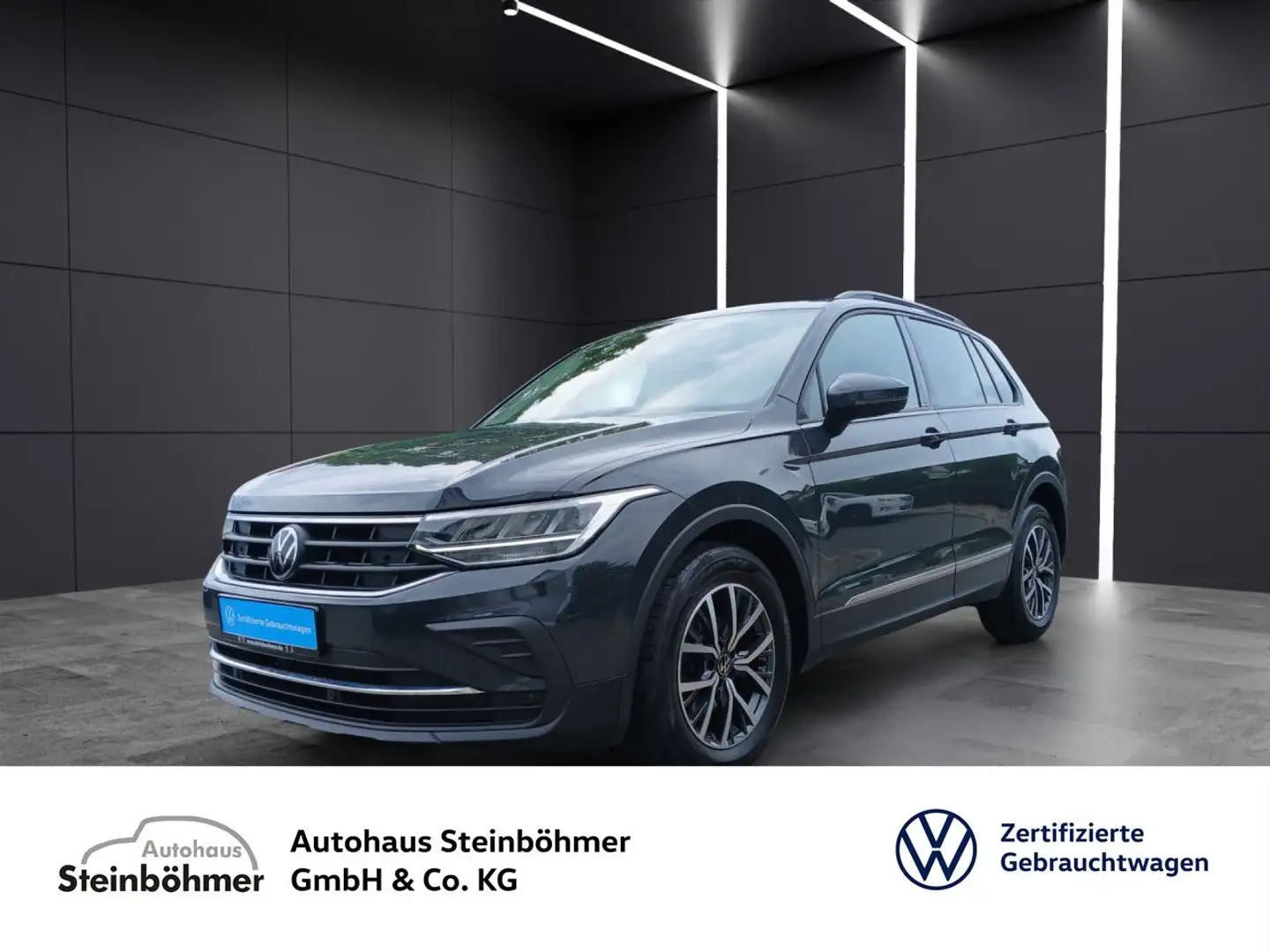 Volkswagen Tiguan Life 2.0TDI DSG Navi AHK LED Frontassist Grau - 1