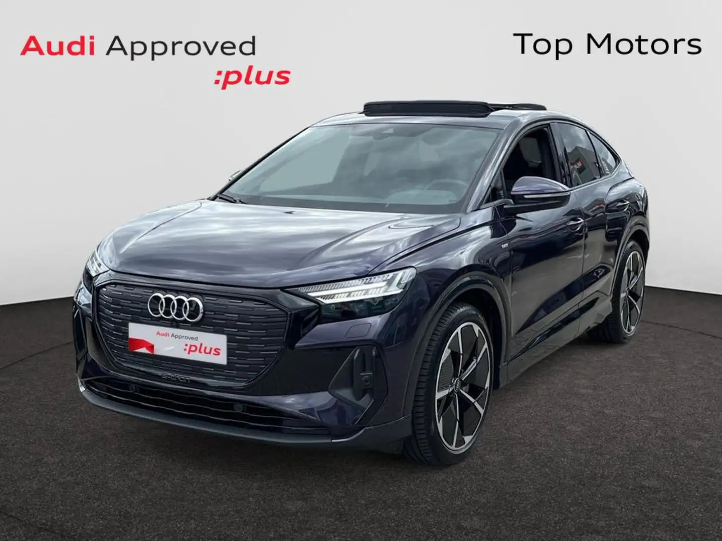 Audi Q4 e-tron ack e-tron S-LINE*DIRECTIEWAGEN*286pk*PANO*CAMERA* Grijs - 1