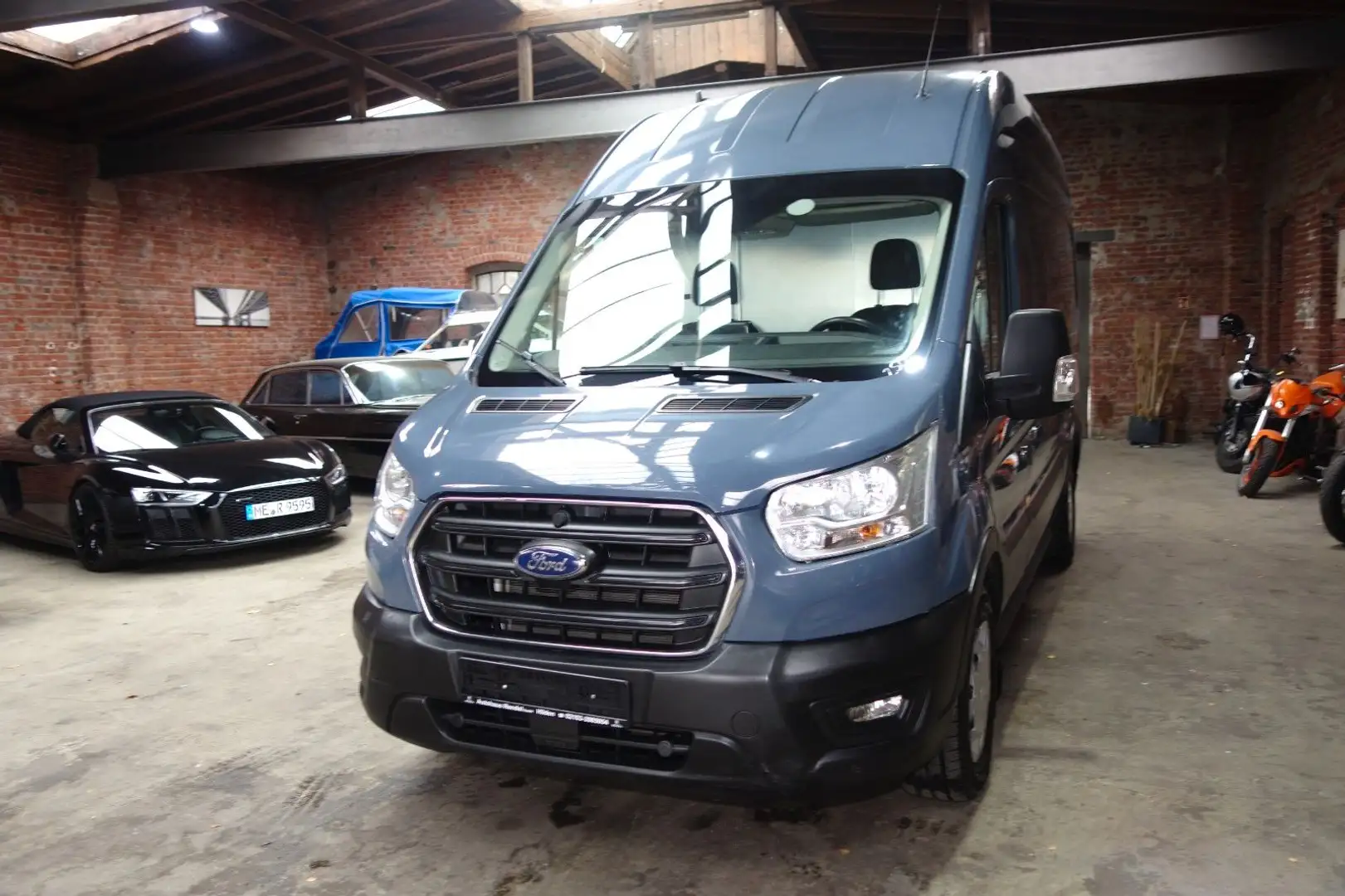 Ford Transit Kasten 350 L3 H3 KlimaKamera TüvNeu Navi Grau - 1