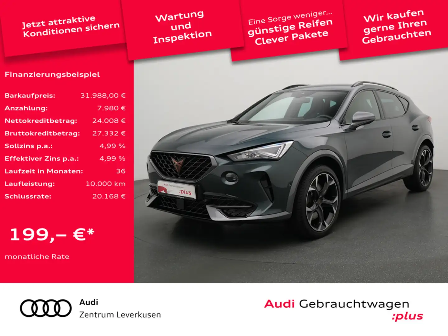 CUPRA Formentor VZ KAM CARPLAY SHZ LED PDC AHK NAVI Schwarz - 1
