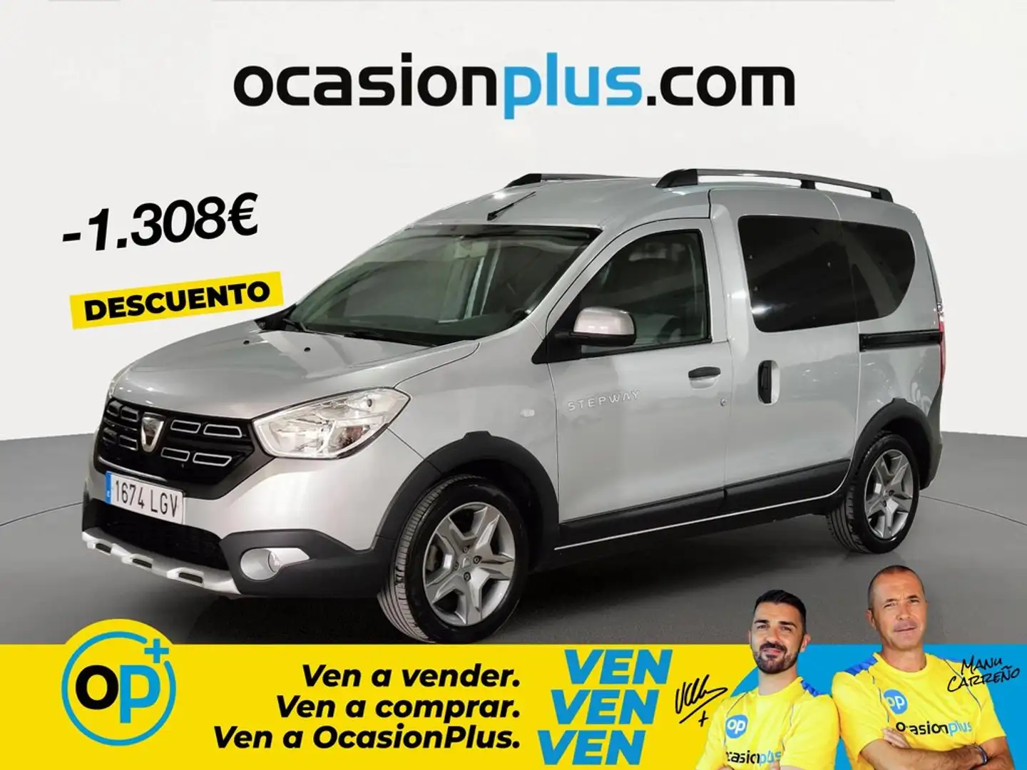 Dacia Dokker 1.5Blue dCi Stepway Essential 70kW Gris - 1