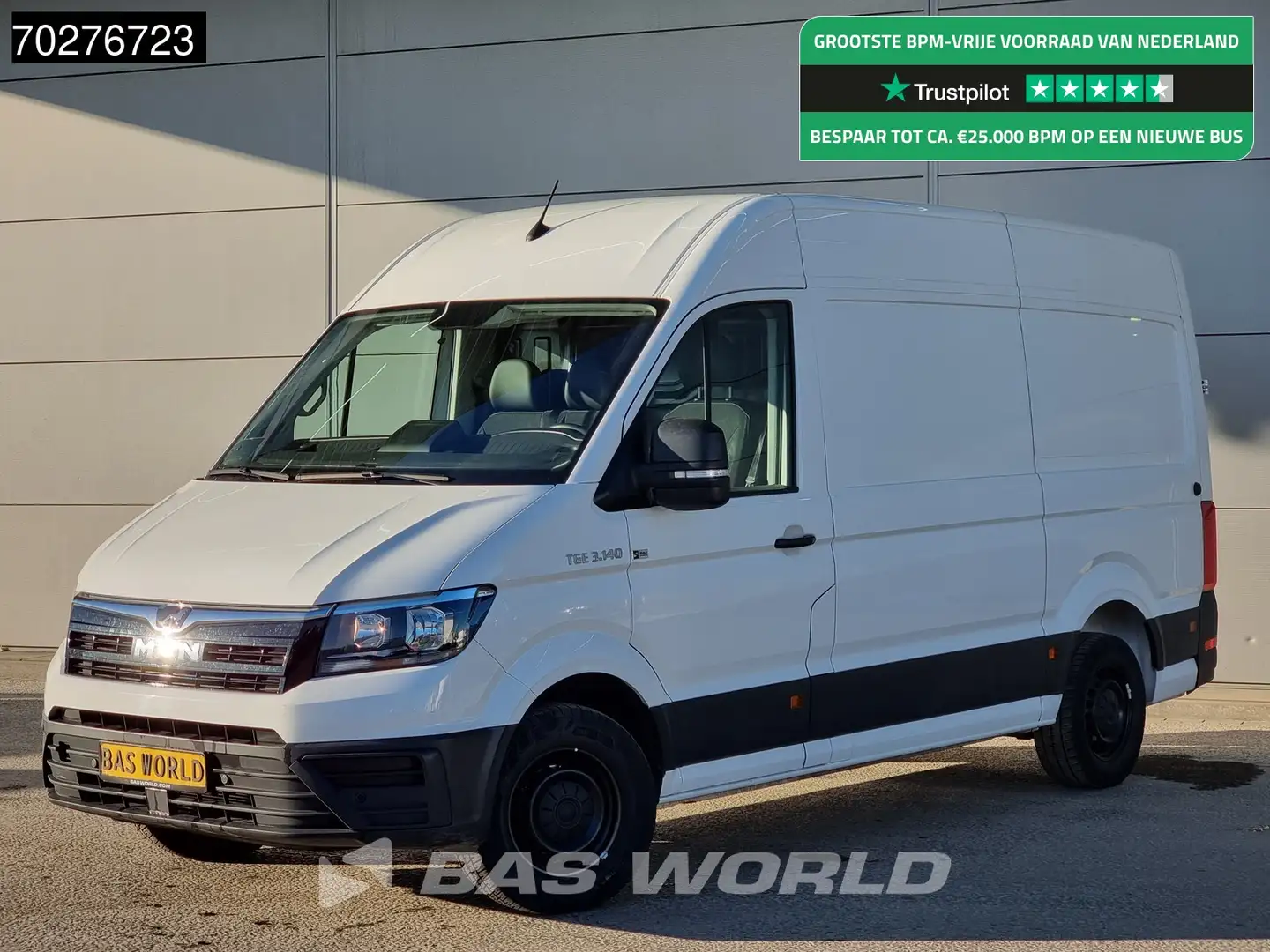 MAN TGE 3.140 Automaat L3H3 Airco Trekhaak Camera Parkeers Blanc - 1
