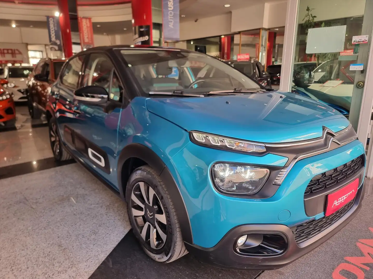 Citroen C3 1.2 puretech Shine 86 CV BI COLORE CHIAVE KEY LES Verde - 2