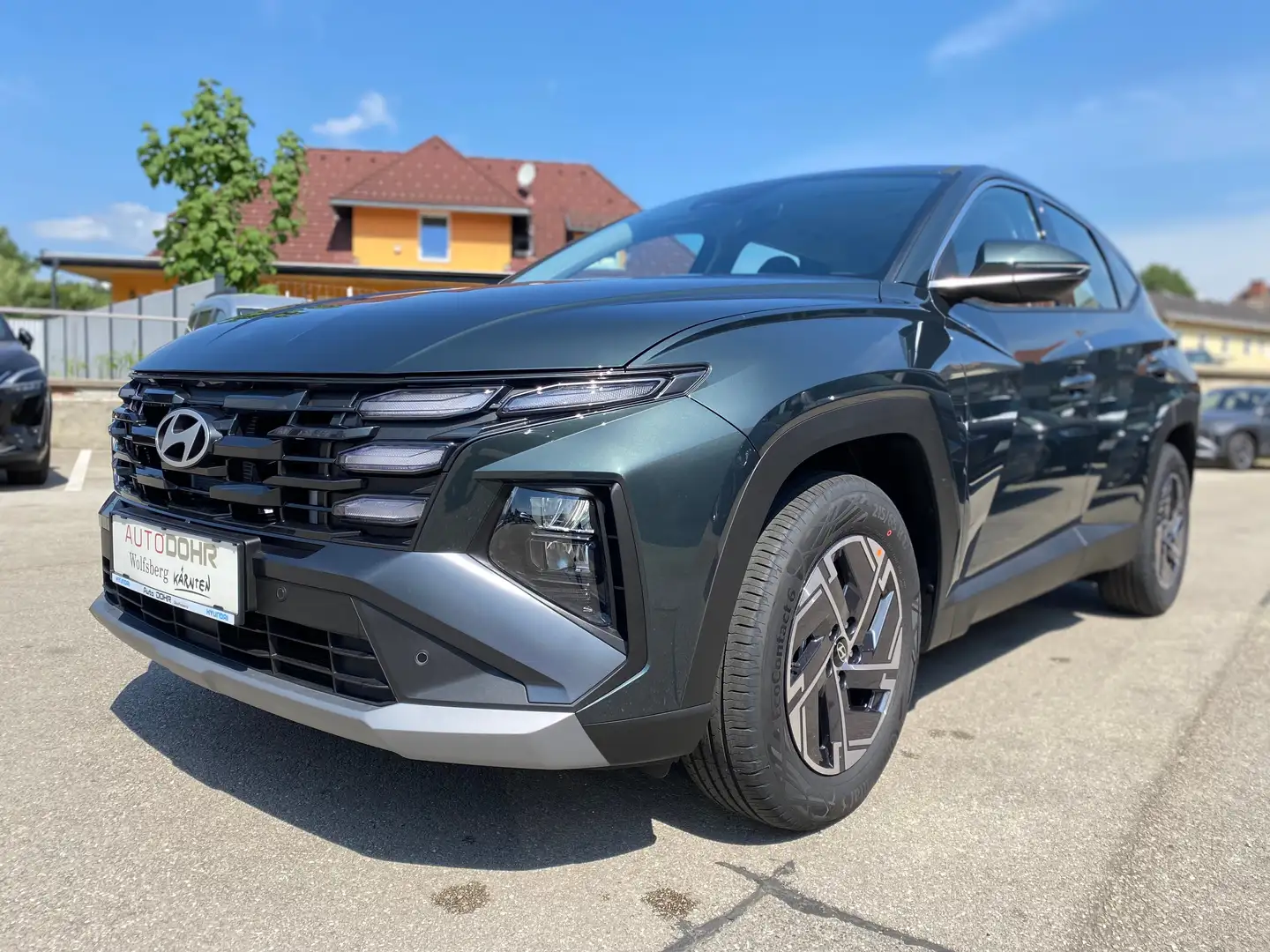 Hyundai TUCSON 1,6 CRDi 48V 2WD Smart Line Grün - 2
