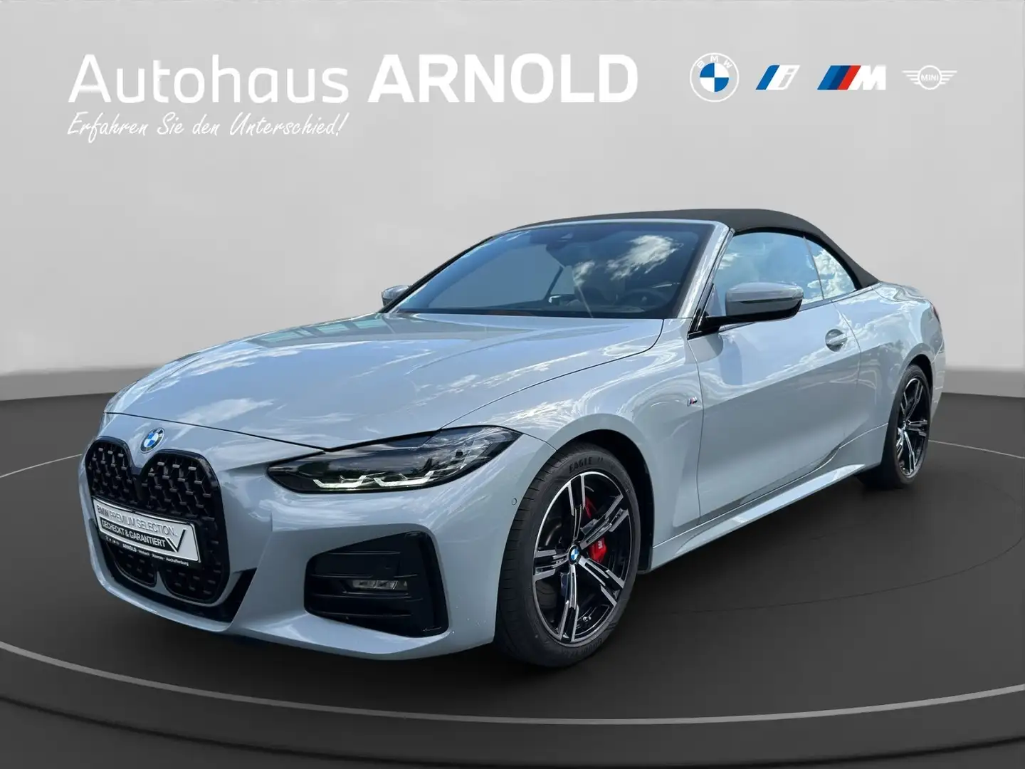 BMW 430 d Cabrio M Sport Pro Head-Up HarmanK. Lenkradhzg. Grau - 1