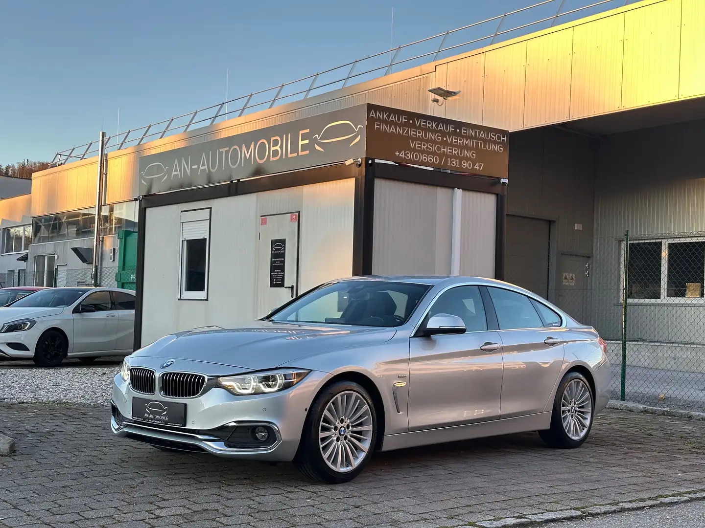 BMW 420 d Luxury Line Aut. Finanzierung möglich Gris - 1