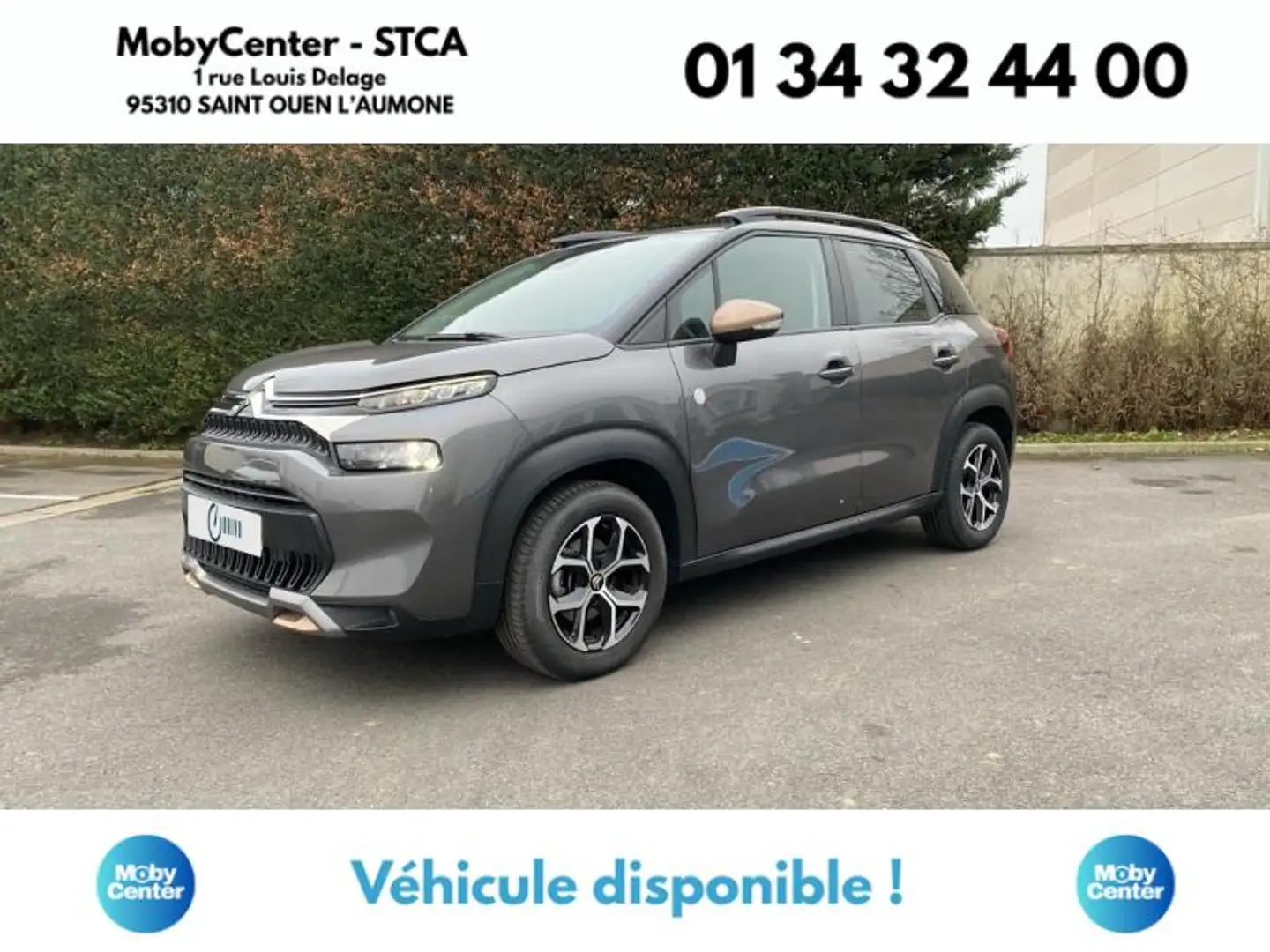 Citroen C3 Aircross PureTech 110ch S\u0026S Feel Pack Gris - 1