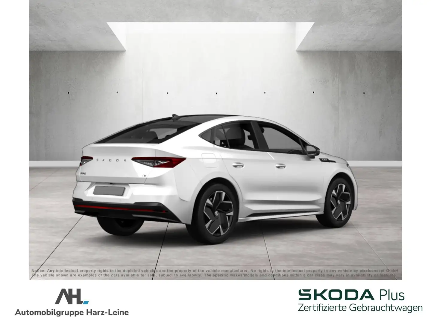 Skoda Enyaq Coupé RS Suite LED Navi ACC HuD AHK Wärmepumpe Weiß - 2