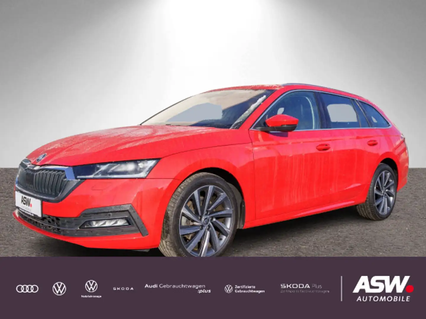 Skoda Octavia Combi Style 2.0TDI DSG LED NAVI AHK PANO Rot - 1