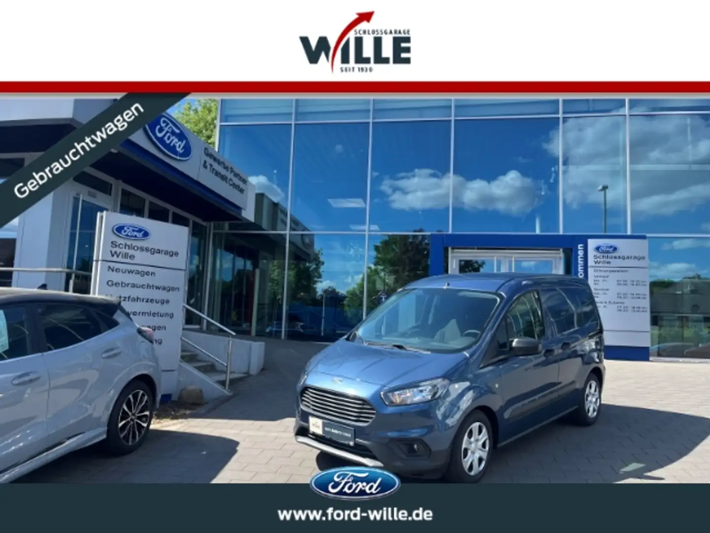 Ford Transit Courier 2 x Schiebetür Winter-Paket DAB Azul - 1