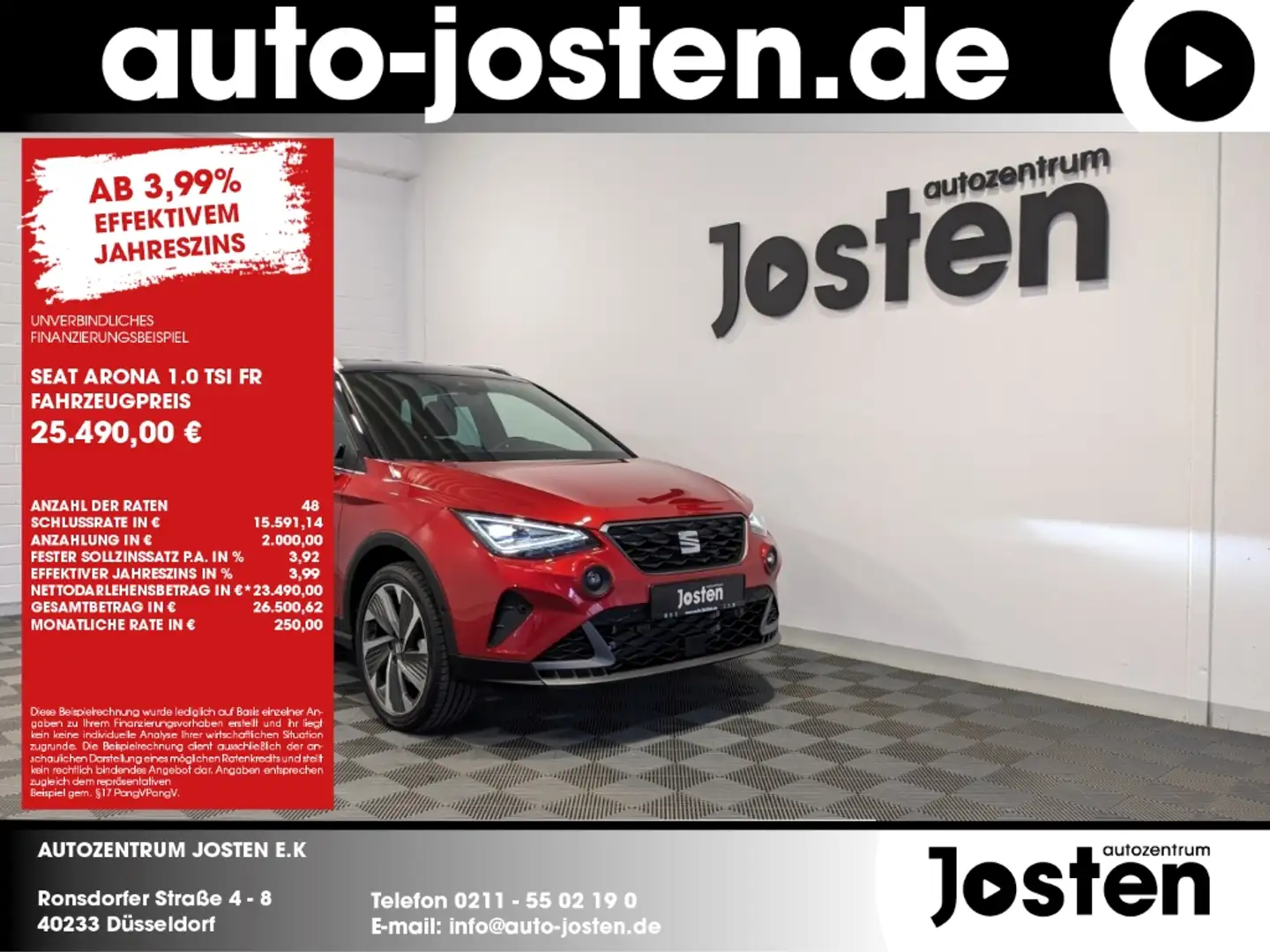 SEAT Arona 1.0 TSI FR Voll-LED INFOTAIN 18 Zoll Rouge - 1
