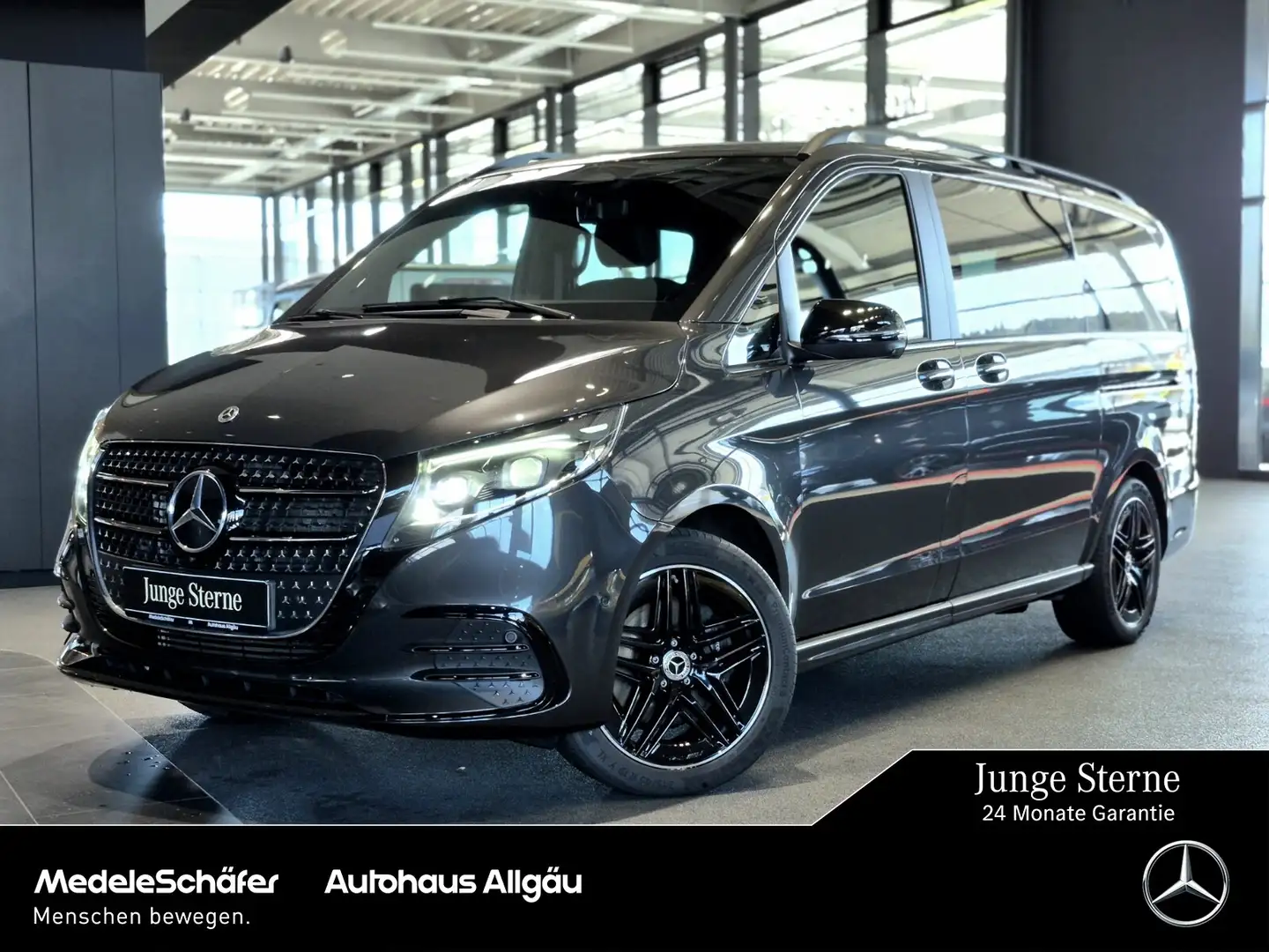 Mercedes-Benz V 300 V 300 d 4MATIC EXCLUSIVE L NEUES MODELL AMG PANO Grau - 1