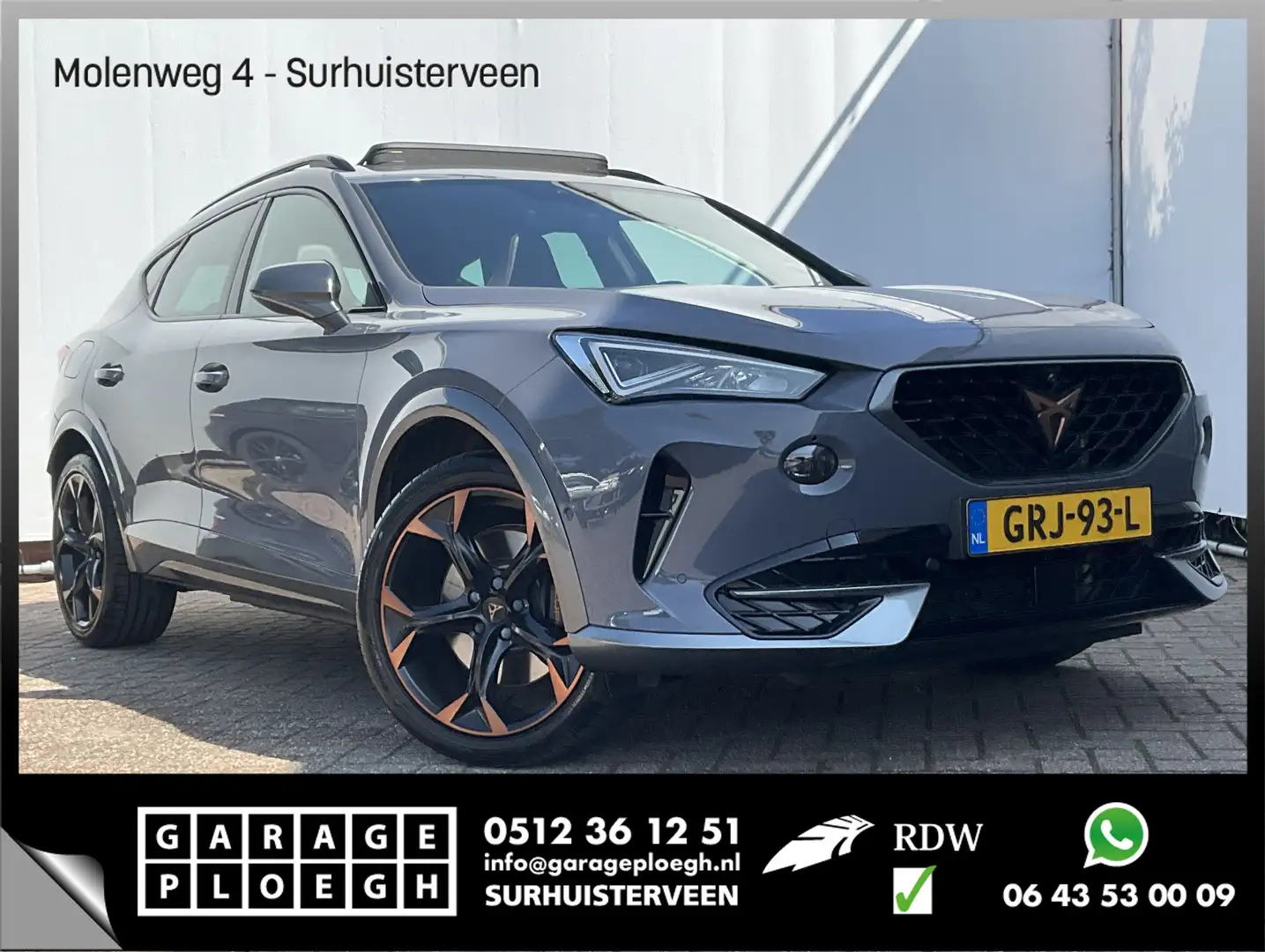 CUPRA Formentor 1.4 e-Hybrid VZ Performance Pano.dak Carplay 360Ca Сірий - 1