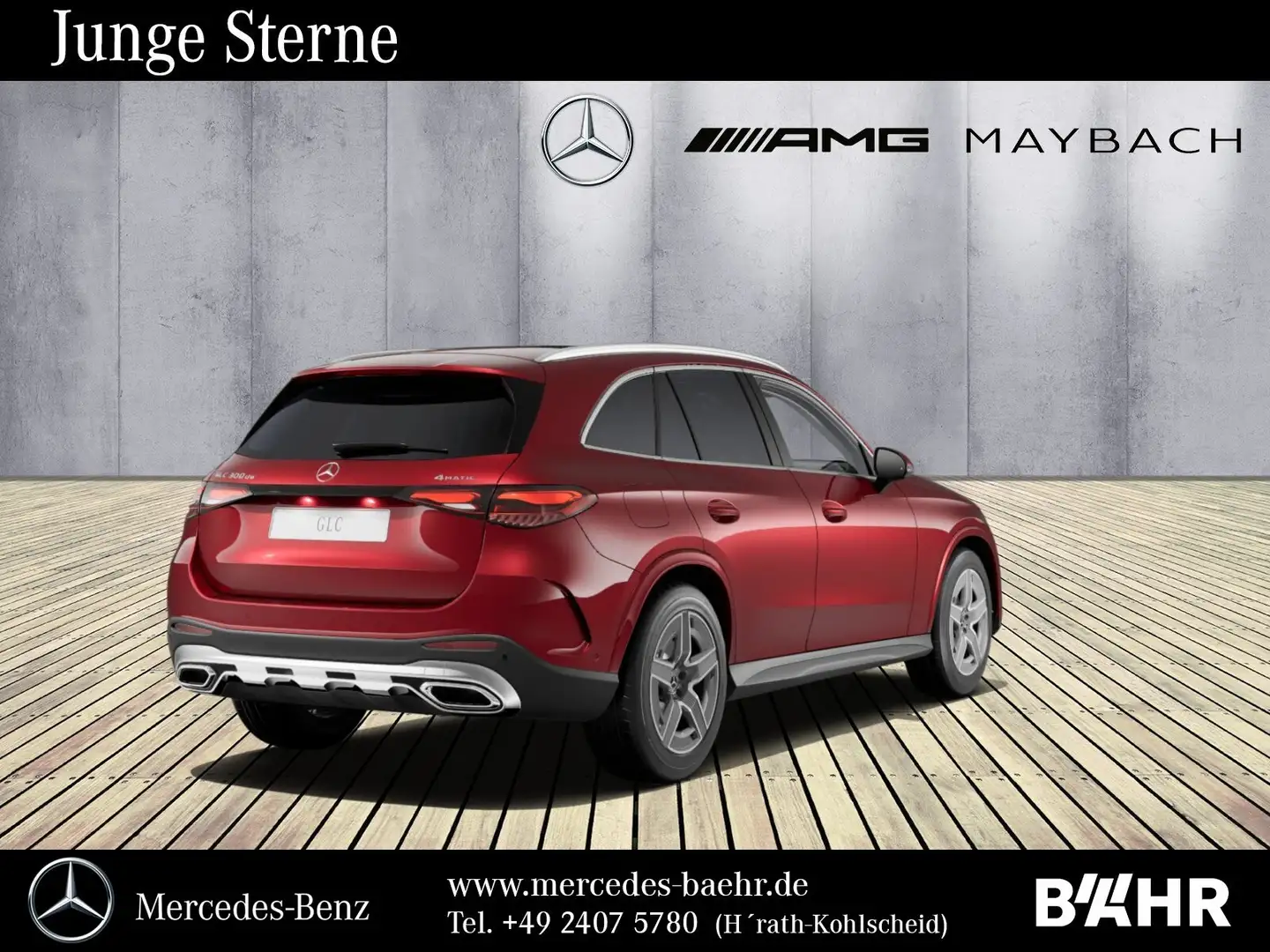 Mercedes-Benz GLC 300 GLC 300 de 4M AMG/MBUX-Navi/LED/Pano/Totwinkel Rot - 2