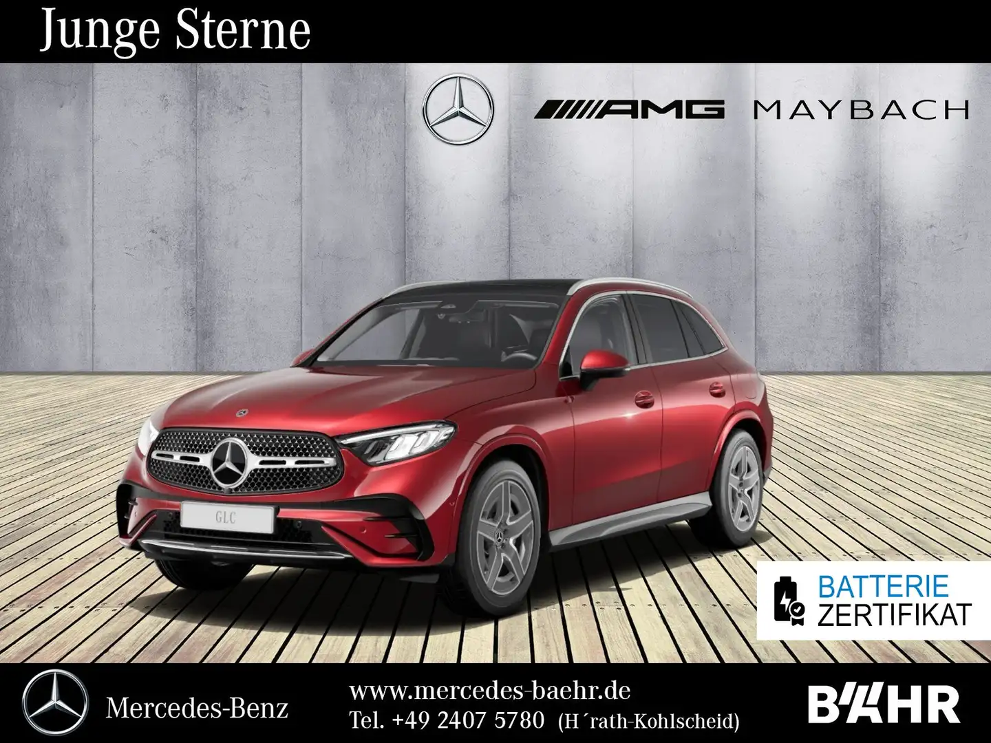 Mercedes-Benz GLC 300 GLC 300 de 4M AMG/MBUX-Navi/LED/Pano/Totwinkel Rot - 1