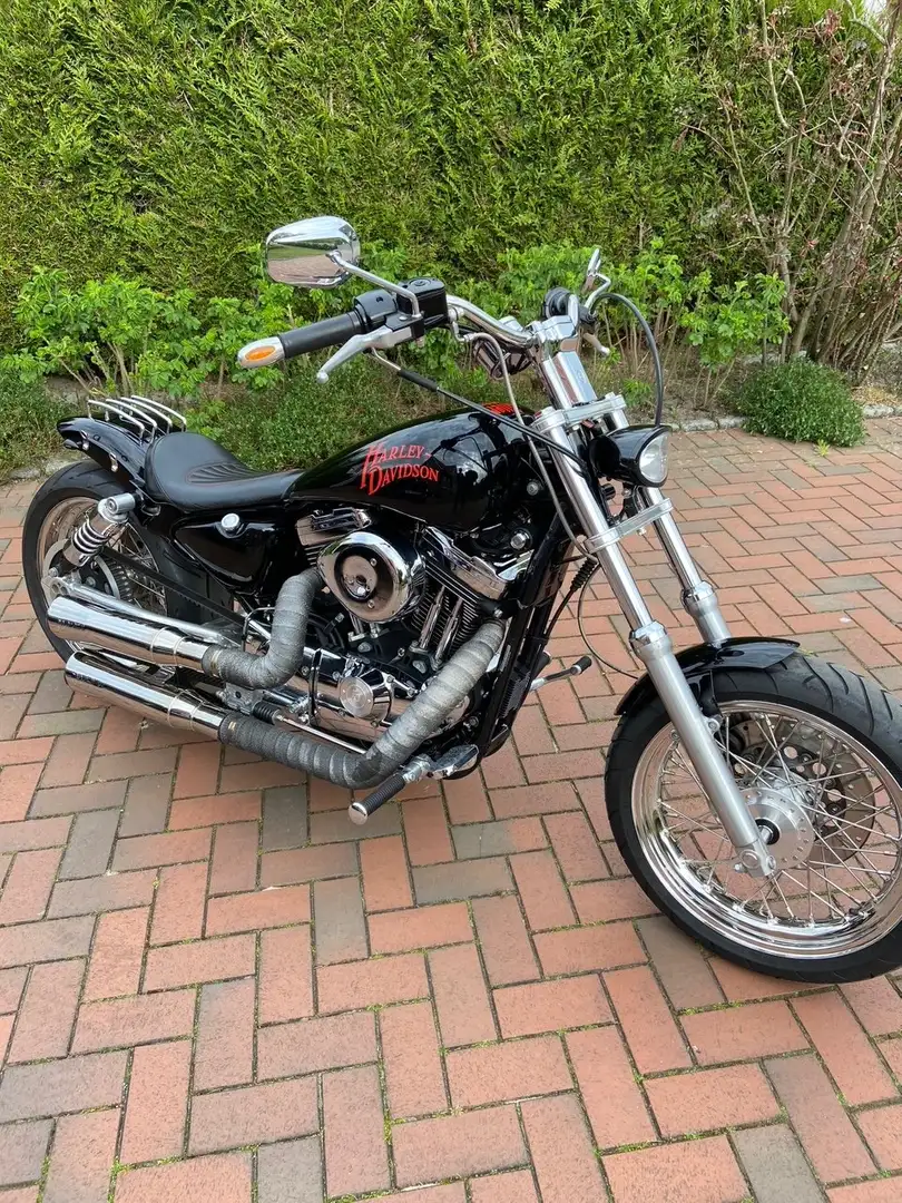 Harley-Davidson 1200 Custom Umbau Lottermans Bike Black - 2