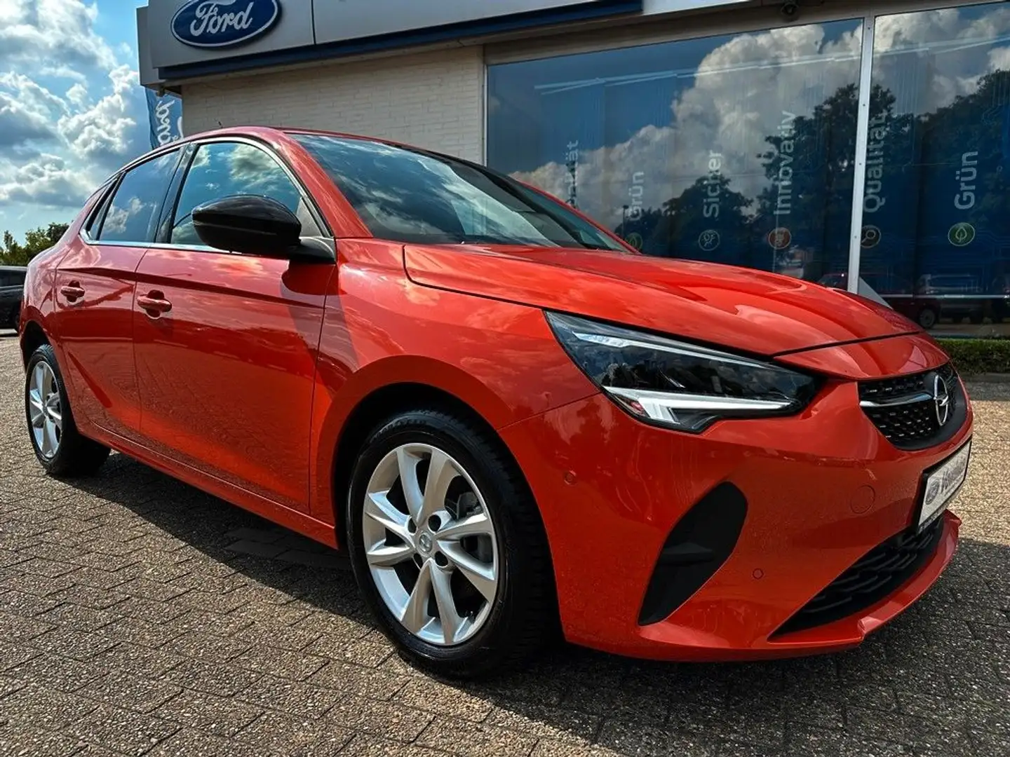 Opel Corsa F Elegance RFK+LED+PDC+BLIS+NAVI+GR+Allwrr Oranje - 2