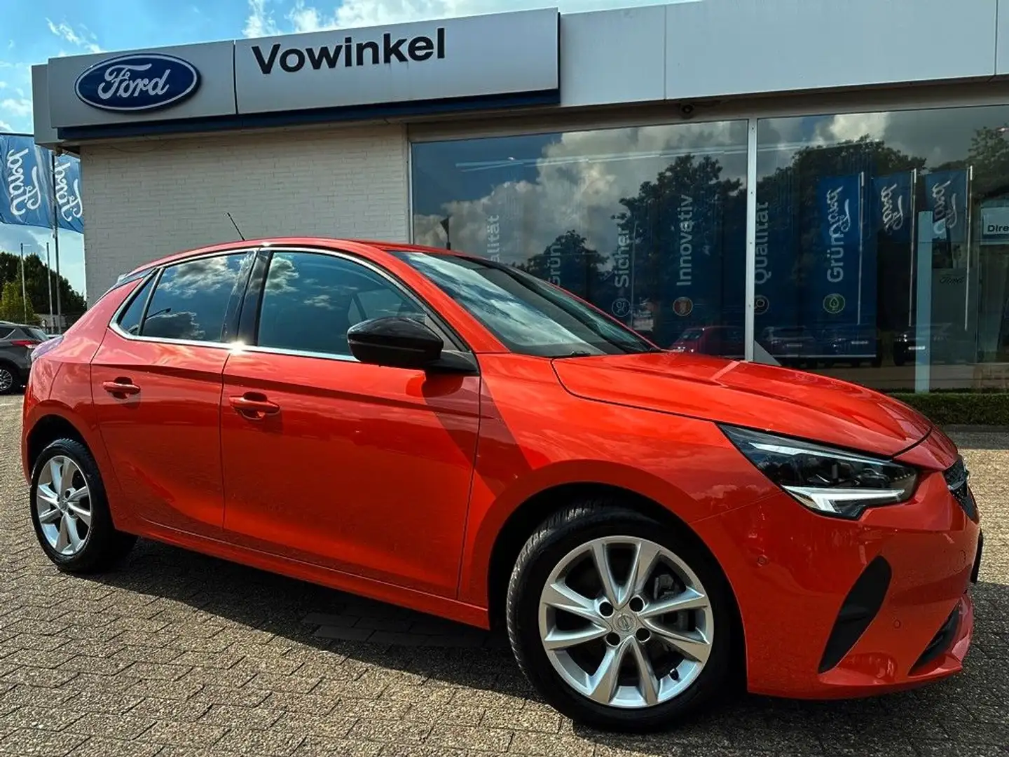 Opel Corsa F Elegance RFK+LED+PDC+BLIS+NAVI+GR+Allwrr Oranje - 1