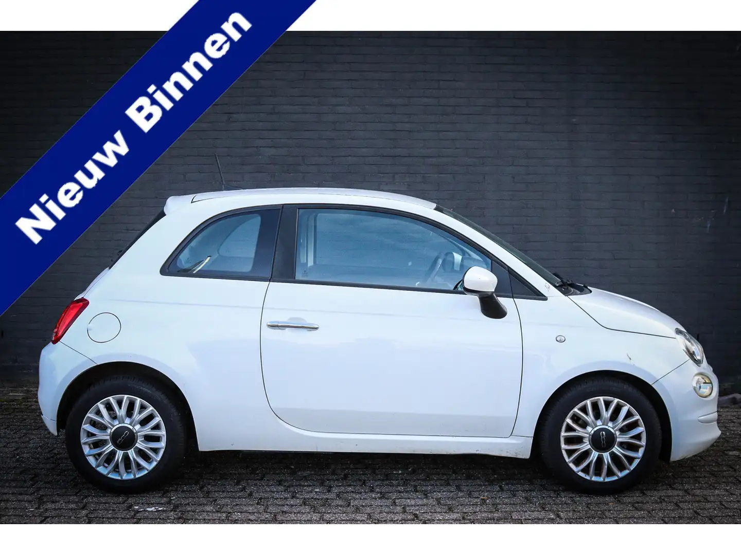 Fiat 500 0.9 TwinAir Turbo Popstar Net binnen - Nu al te be Weiß - 1