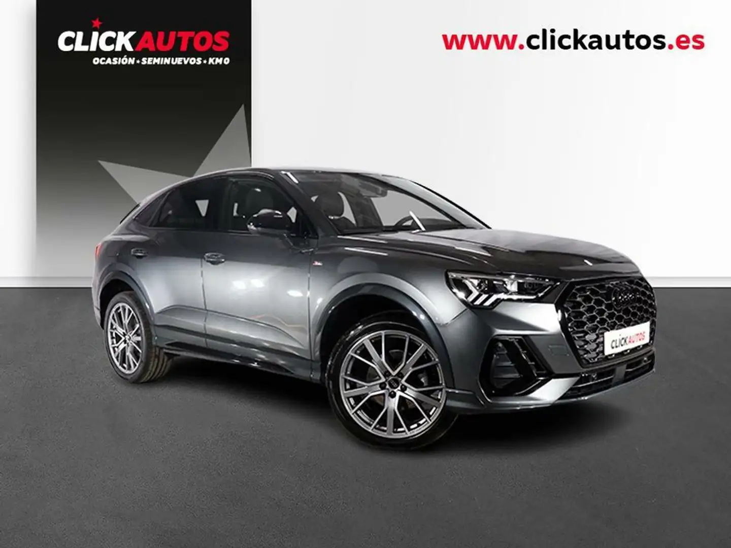 Audi Q3 35 TFSI Black line S tronic Gris - 2