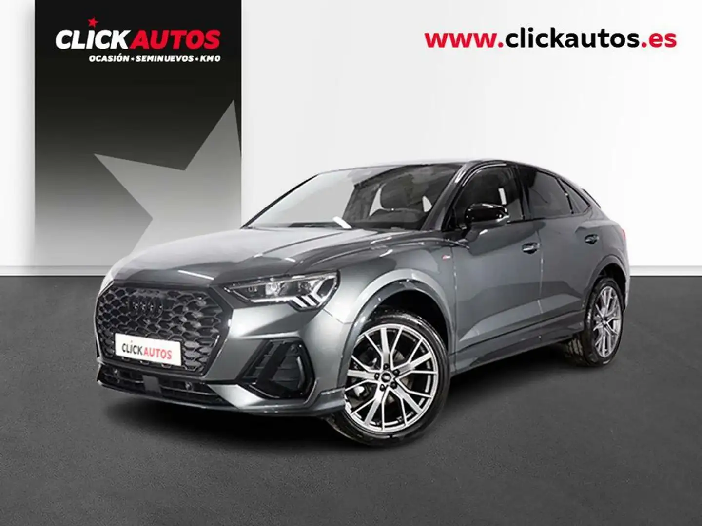 Audi Q3 35 TFSI Black line S tronic Gris - 1