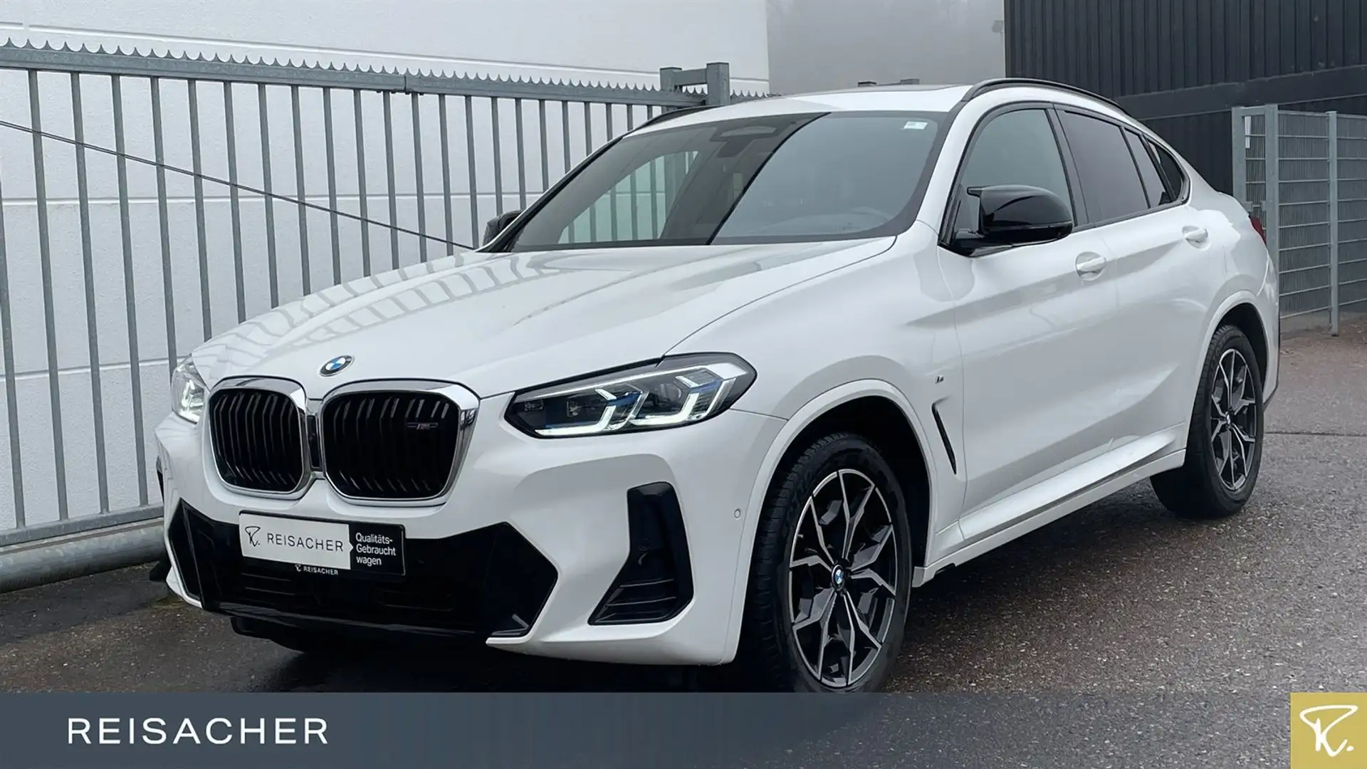 BMW X4 M d Laser AHK Pano HUD Laser AHK h&k Weiß - 1