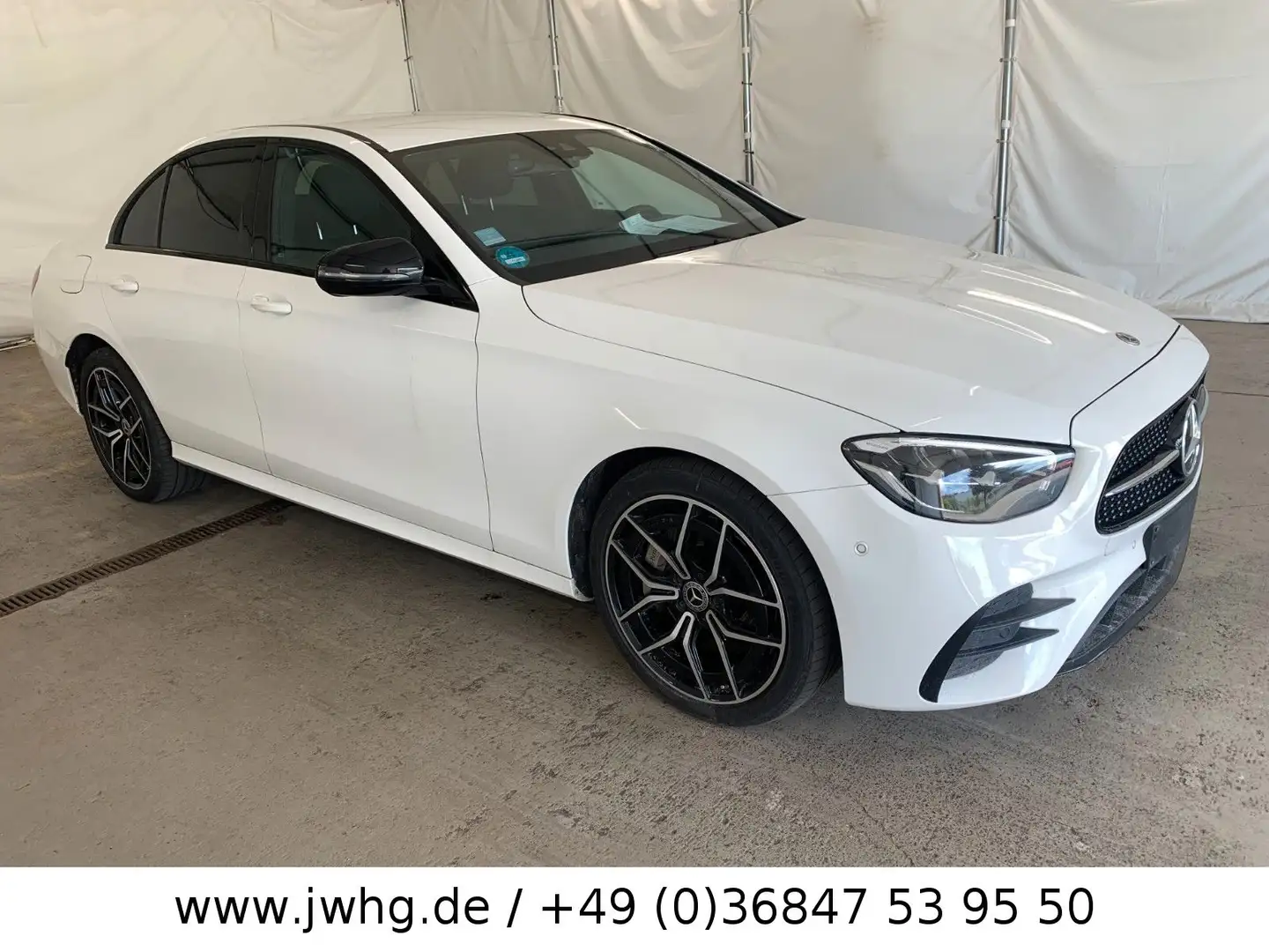 Mercedes-Benz E 300 de 2x AMG 19" Burmester Kam AHK Night +++ Weiß - 2