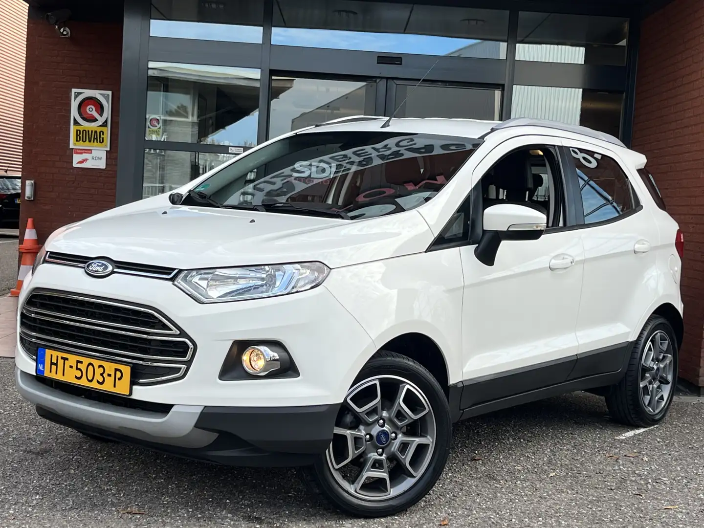 Ford EcoSport 1.0 EcoBoost Titanium // HALF-LEDER // CRUISE // P Wit - 2